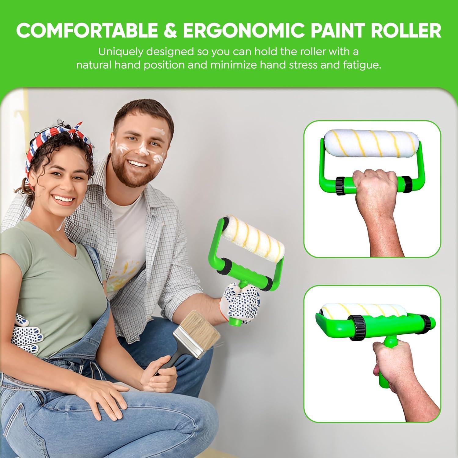Rodillo de Pintura Ergonómico BetterGrip 9" con Mango Extensible