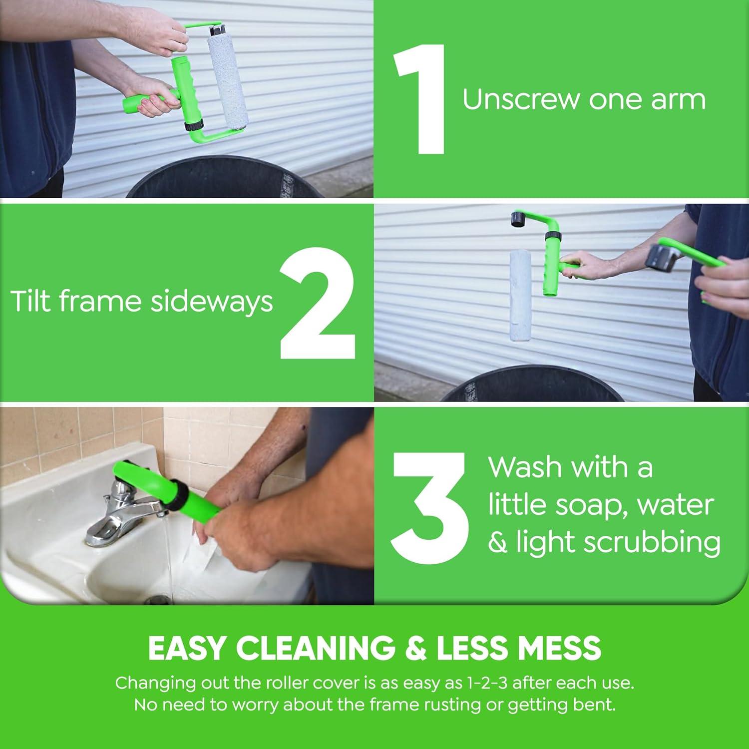 Rodillo de Pintura Ergonómico BetterGrip 9" con Mango Extensible