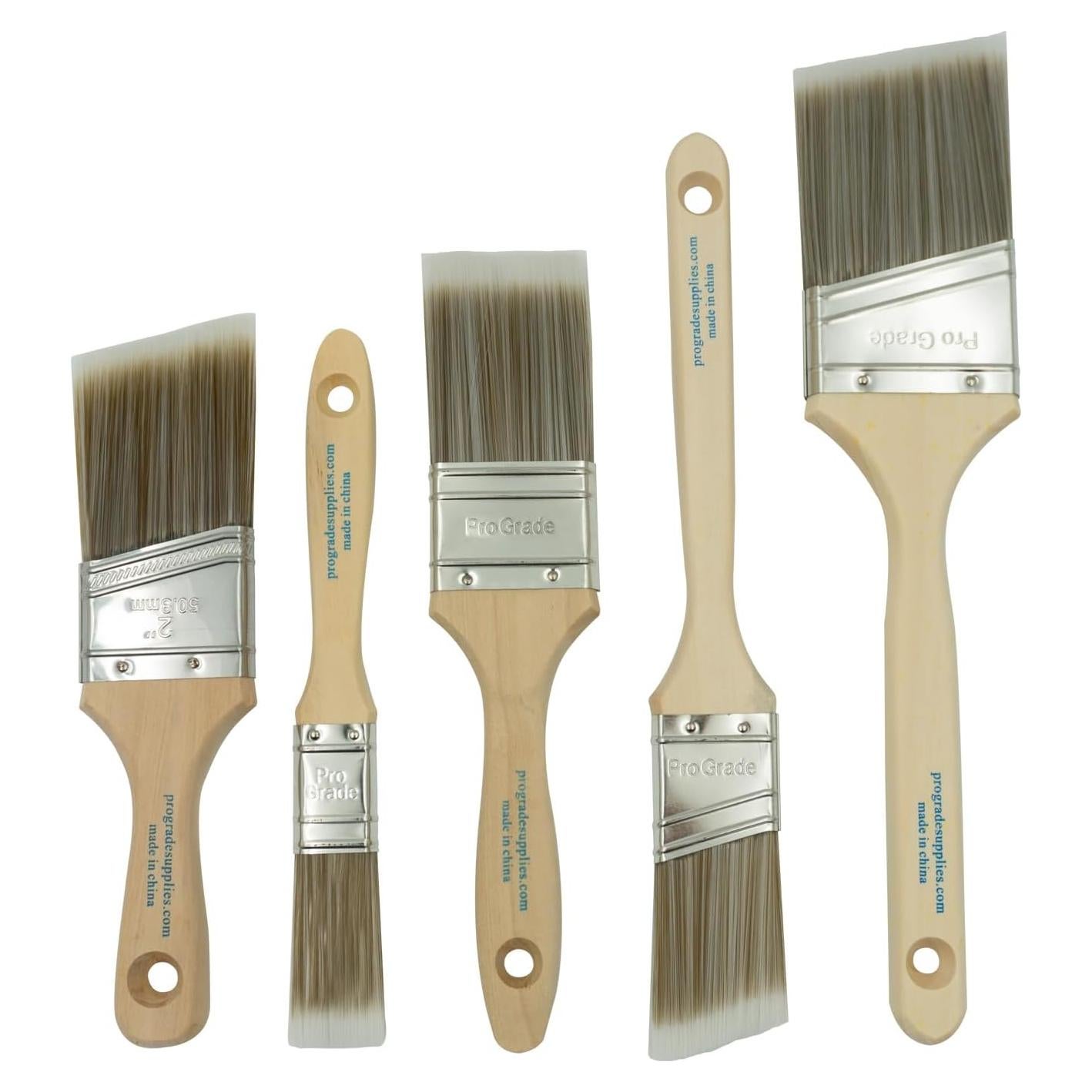 Juego de Pinceles de Pintura Pro Grade 5 Piezas SRT