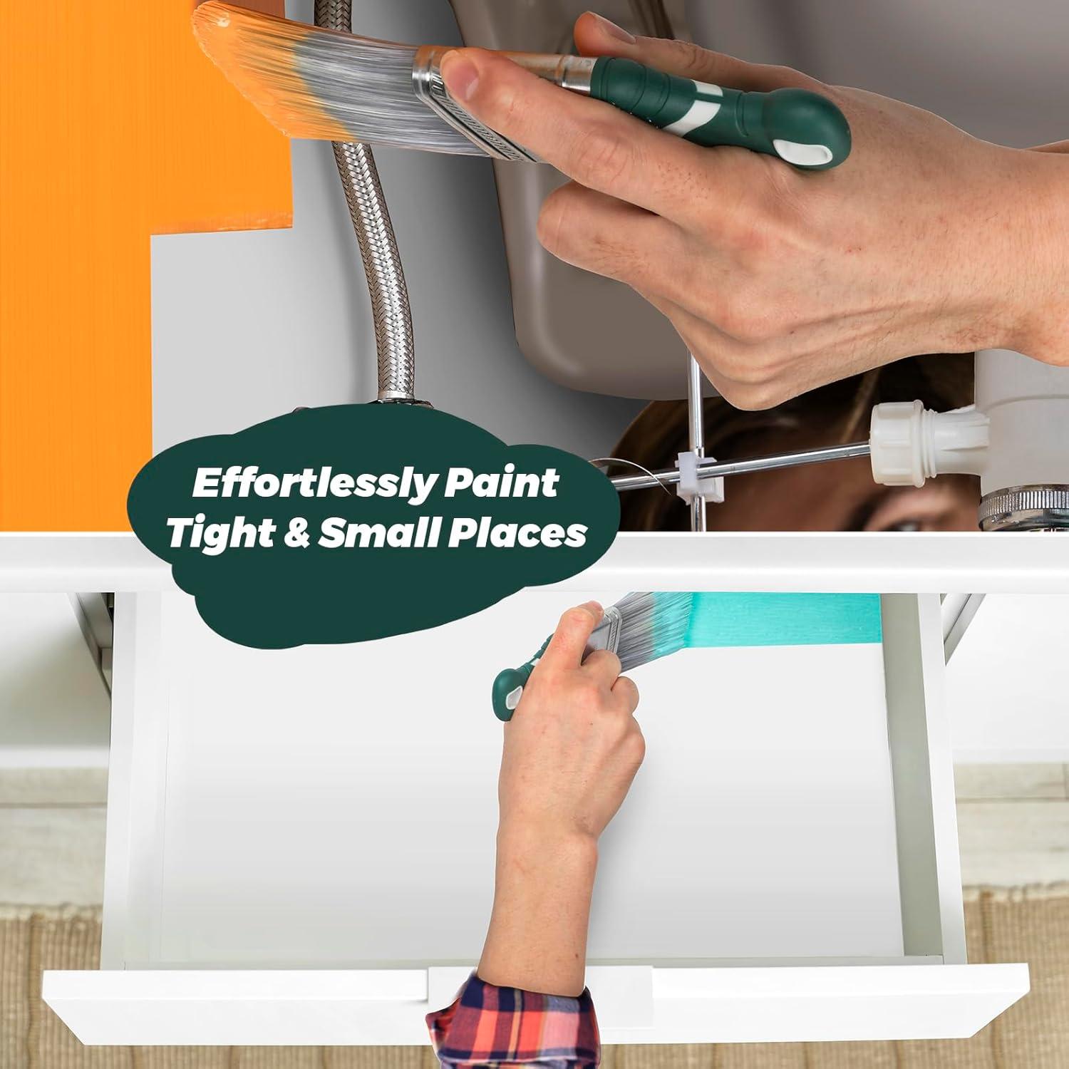 Paquete de 3 Pinceles Angulados de 5 cm PinStone