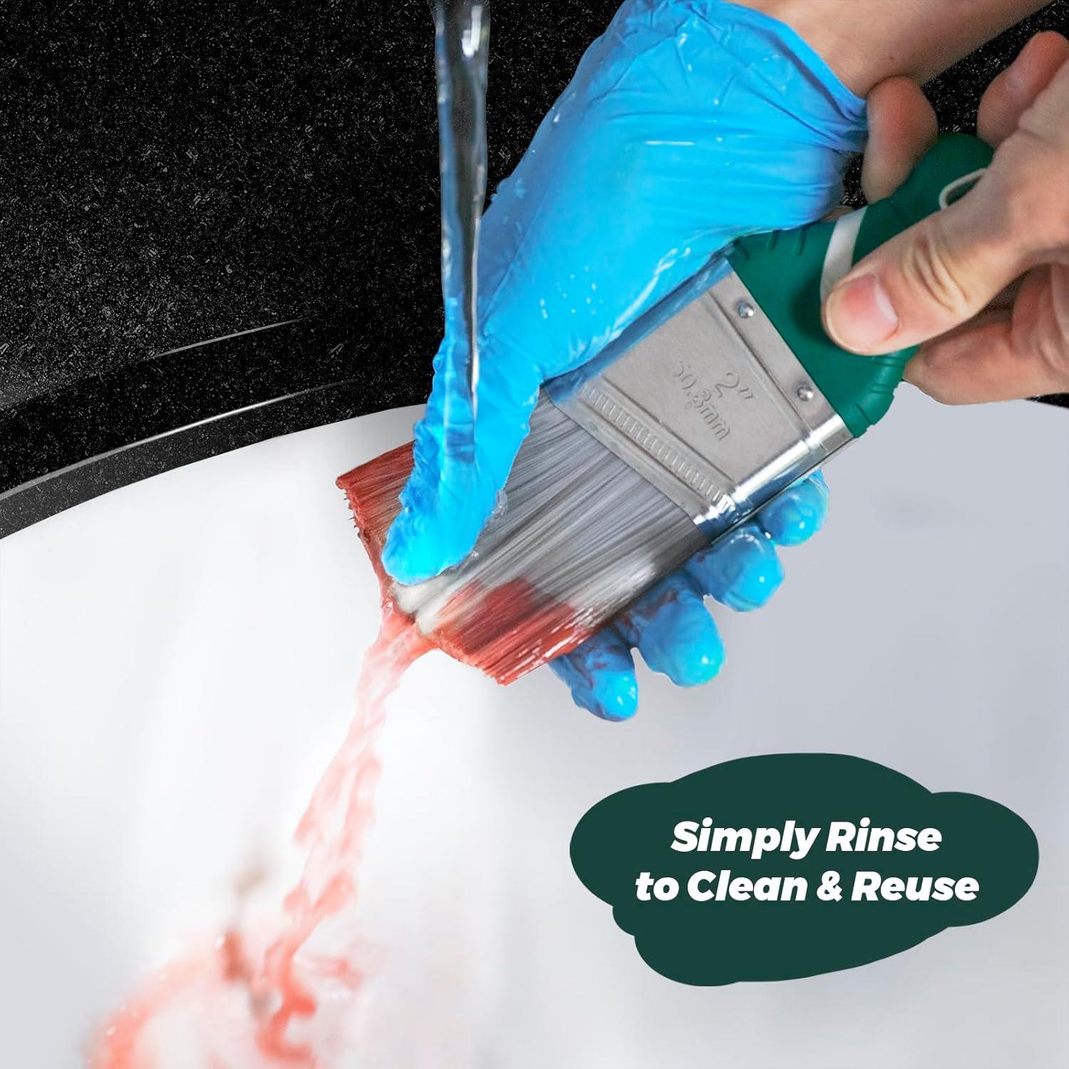 Paquete de 3 Pinceles Angulados de 5 cm PinStone