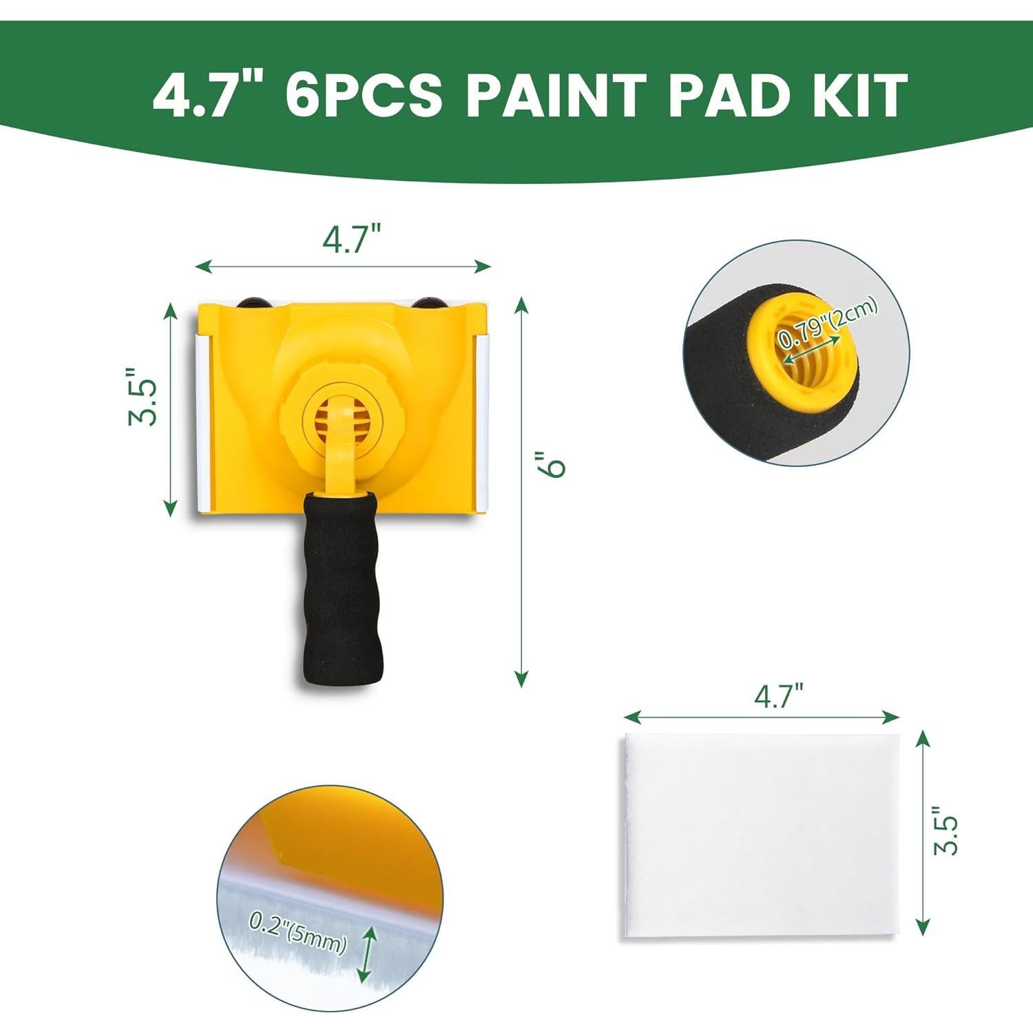 Pintura Edger Voomey 360° con 6 Almohadillas Reemplazables