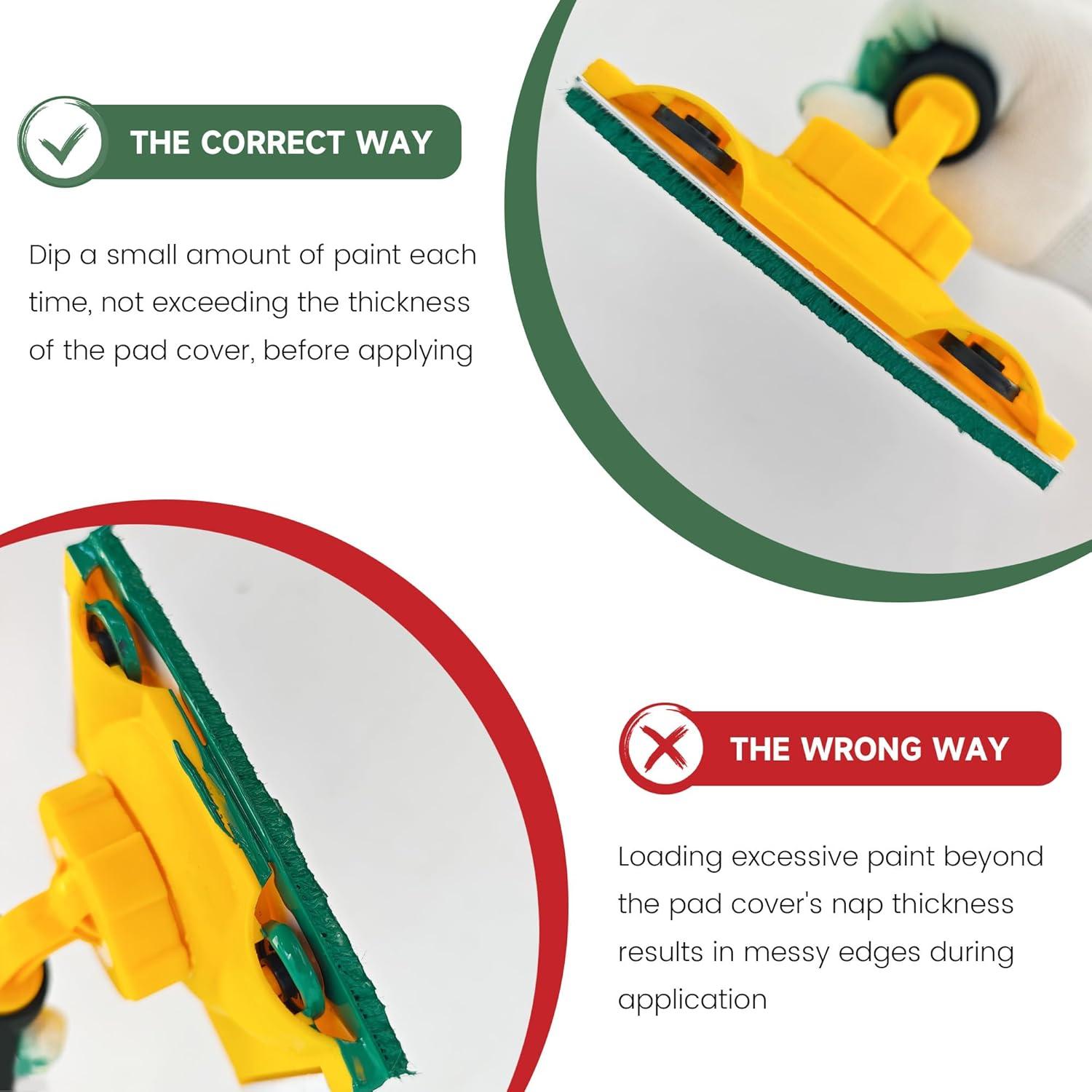 Pintura Edger Voomey 360° con 6 Almohadillas Reemplazables