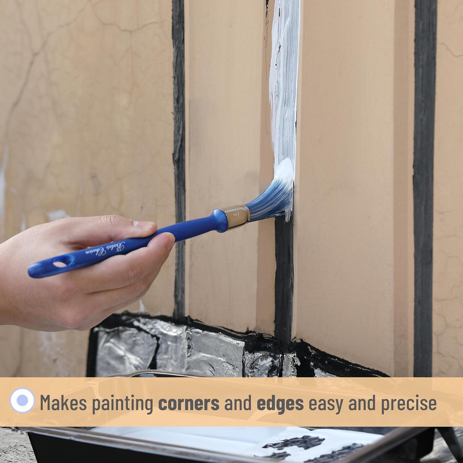 Juego de Brochas de Pintura Bates Choice - 5 Tamaños Ergonómicos