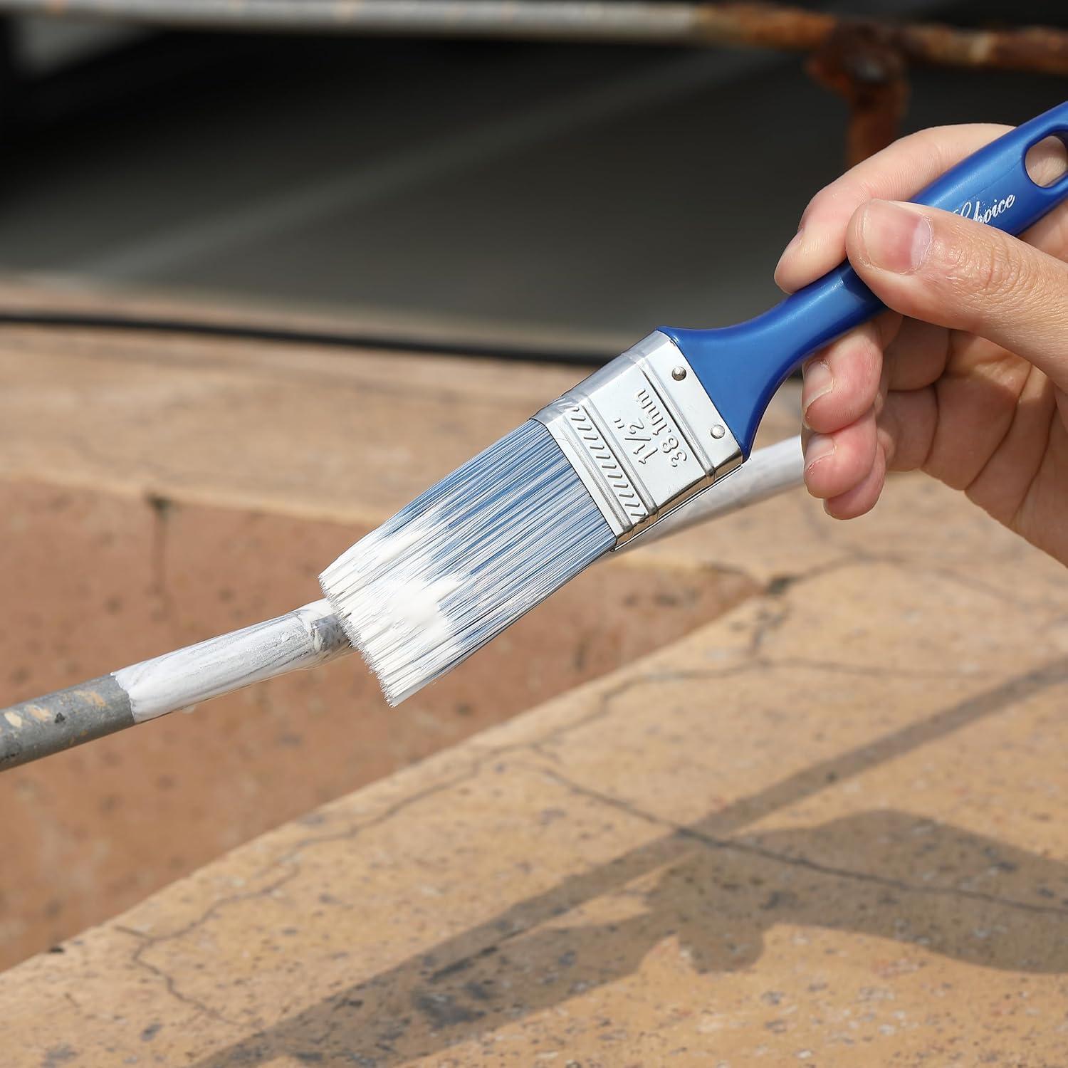 Juego de Brochas de Pintura Bates Choice - 5 Tamaños Ergonómicos