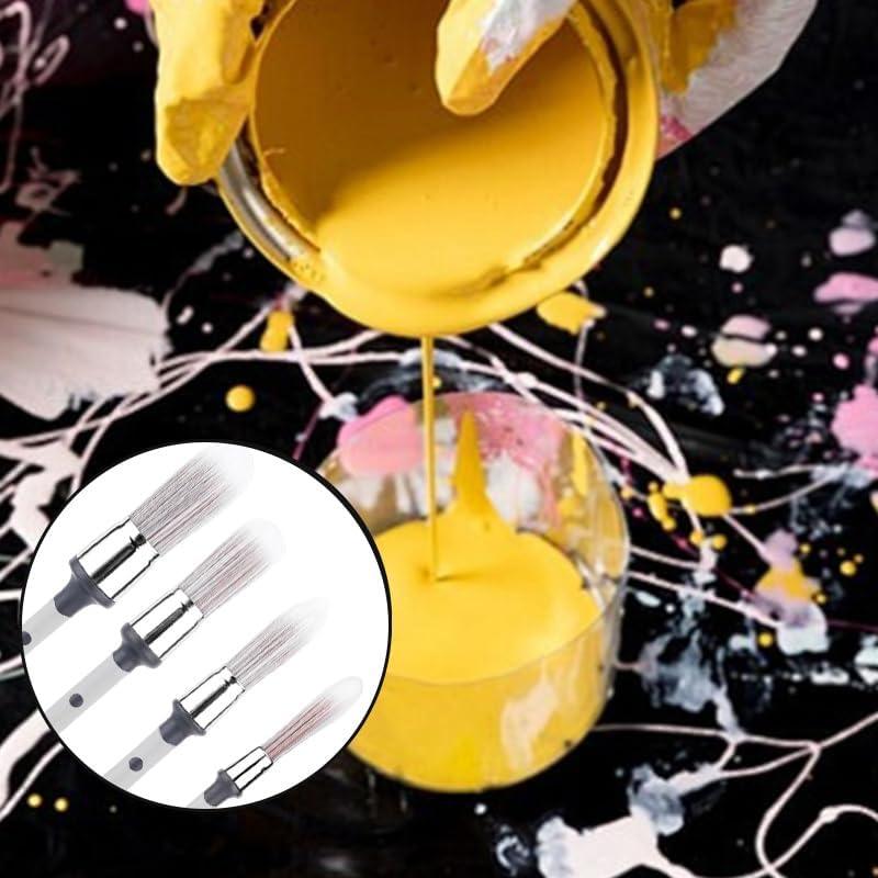 Paquete de 4 Pinceles de Pintura Dangjuacua - 1.02 a 2.29 cm