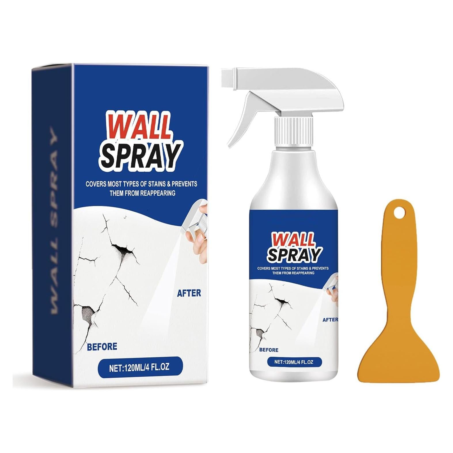 Pintura en aerosol blanca Genérico 118 ml para reparar paredes