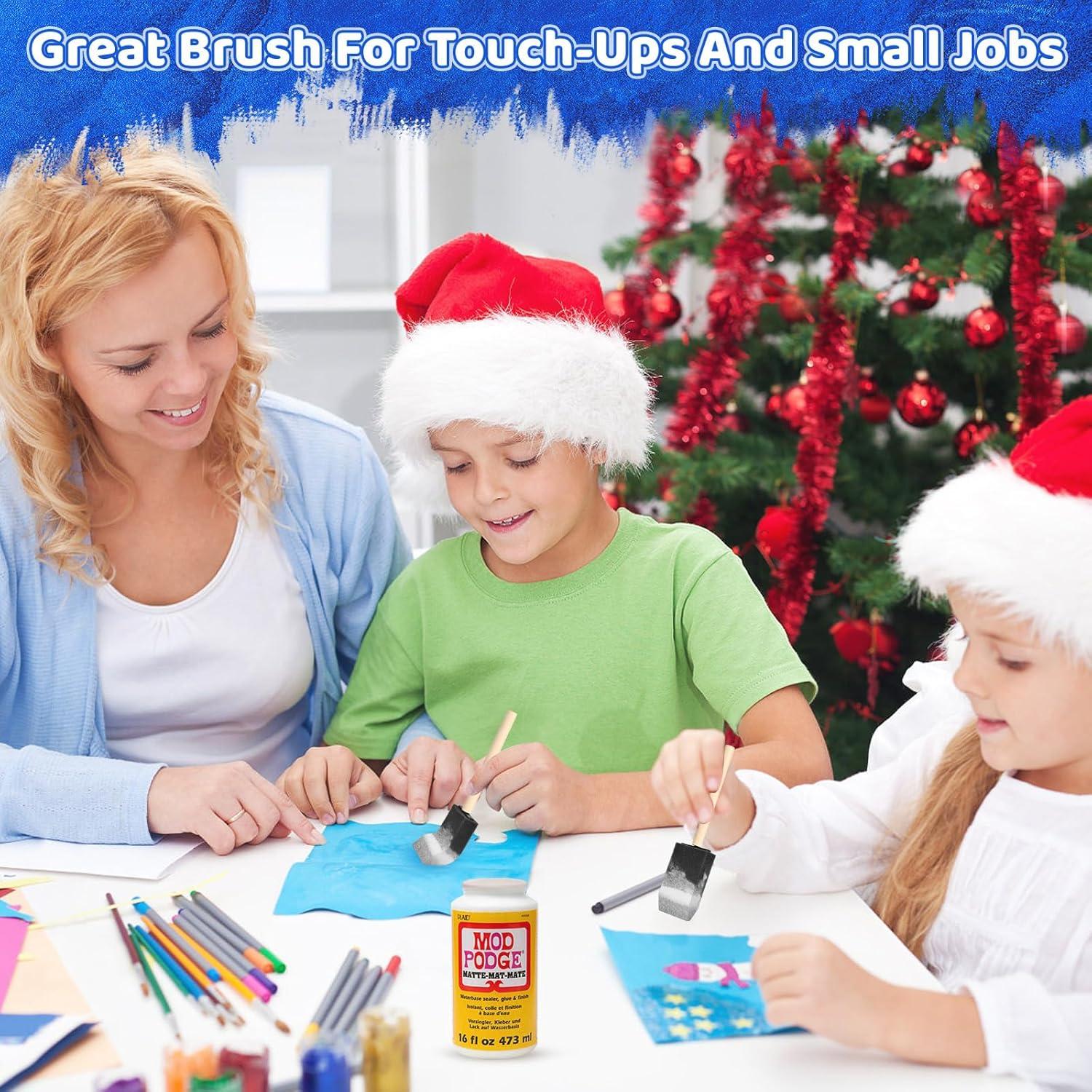 Brochas de Pintura de Espuma HyozorGo, 8 Unidades 4.06 cm