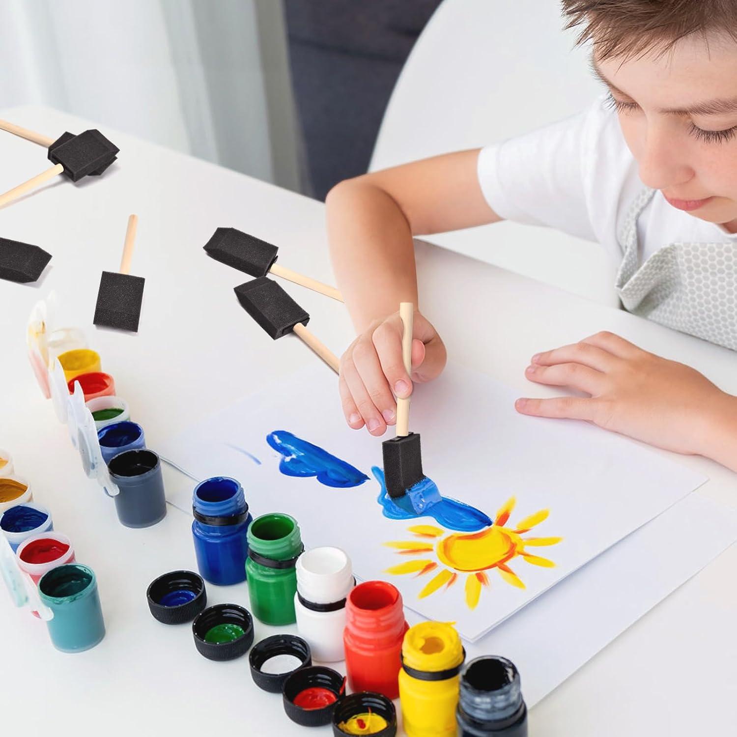 Brochas de Pintura de Espuma HyozorGo, 8 Unidades 4.06 cm