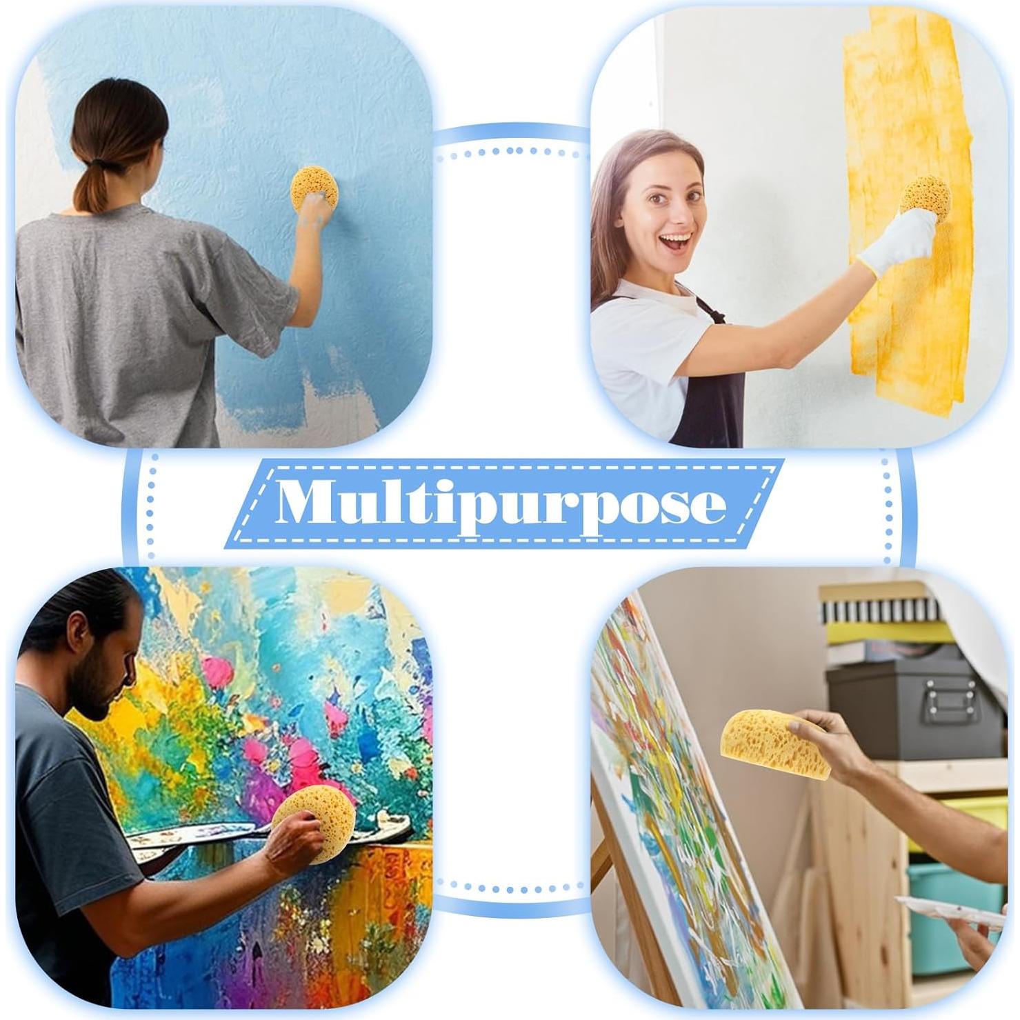 Esponjas Texturizadas para Pintura Ptwola - 2 Pcs 13.5x11.5 cm