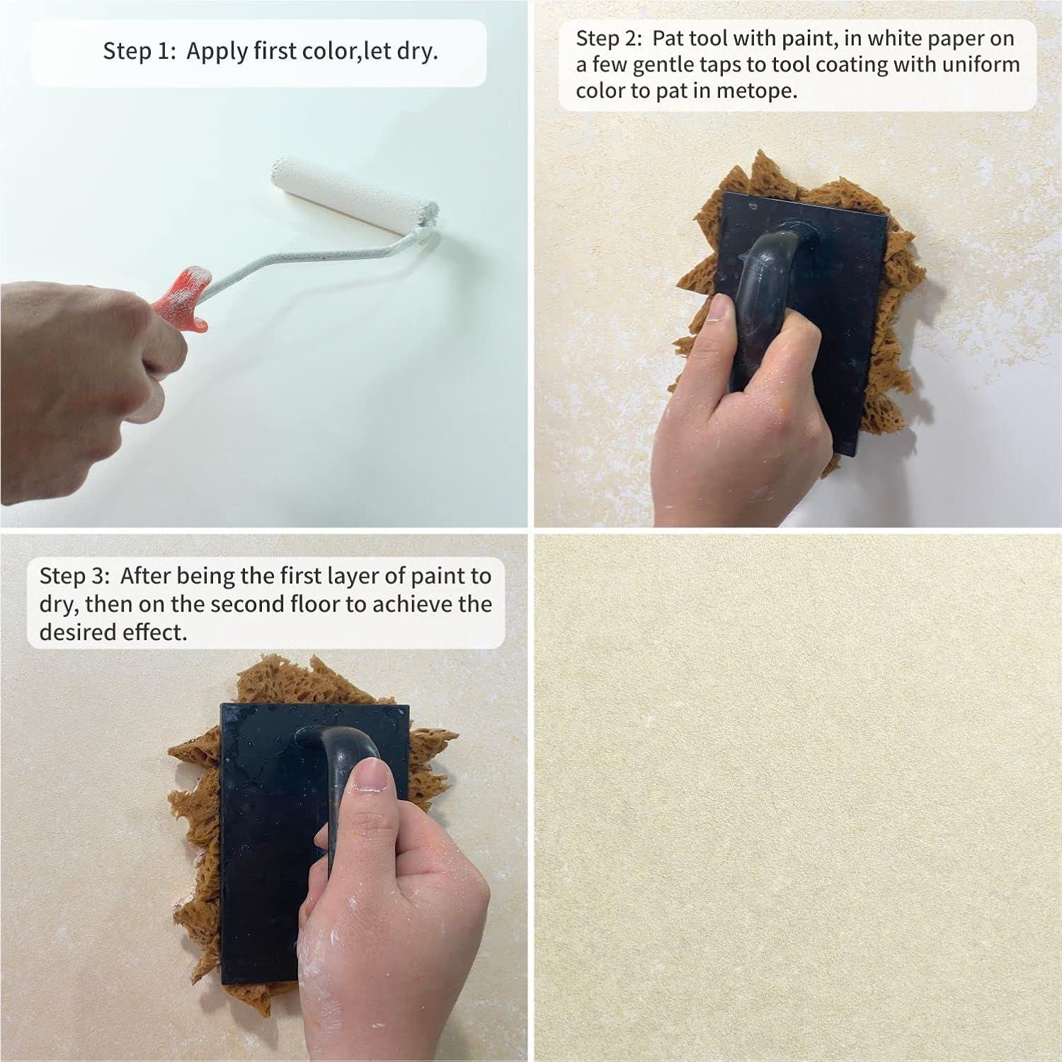 Rodillo de Pintura de Esponja Grande Hanroy para Paredes