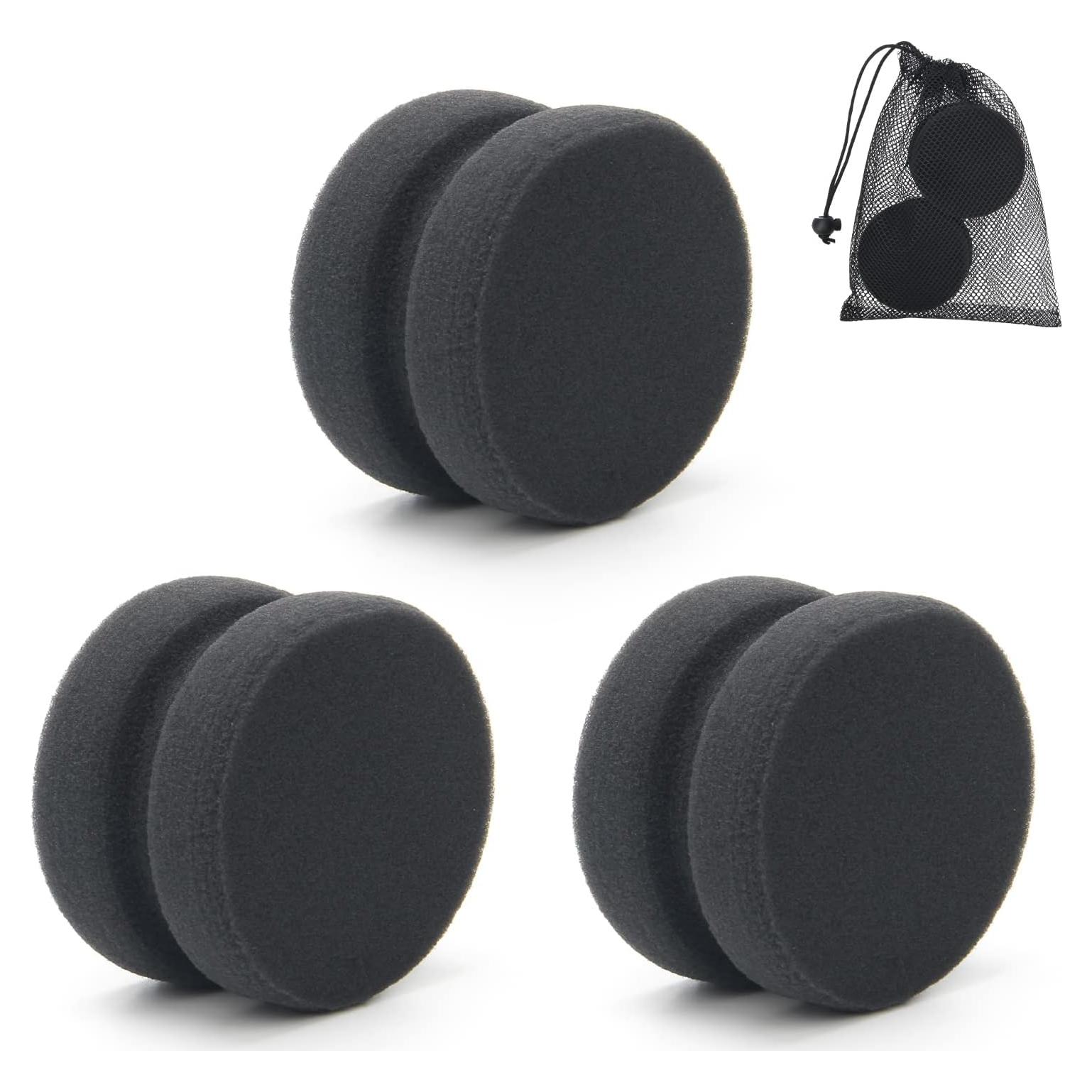 Aplicador de Esponja de Pintura Boyistar 3 Pcs Negro 4.7x7.7cm