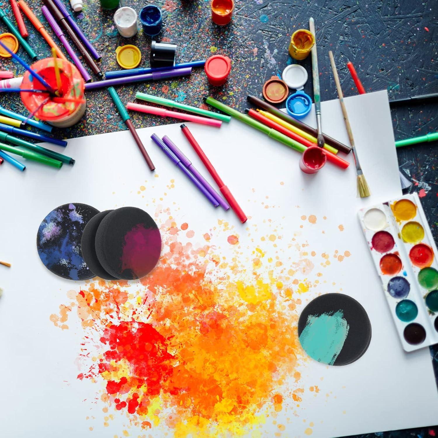 Aplicador de Esponja de Pintura Boyistar 3 Pcs Negro 4.7x7.7cm