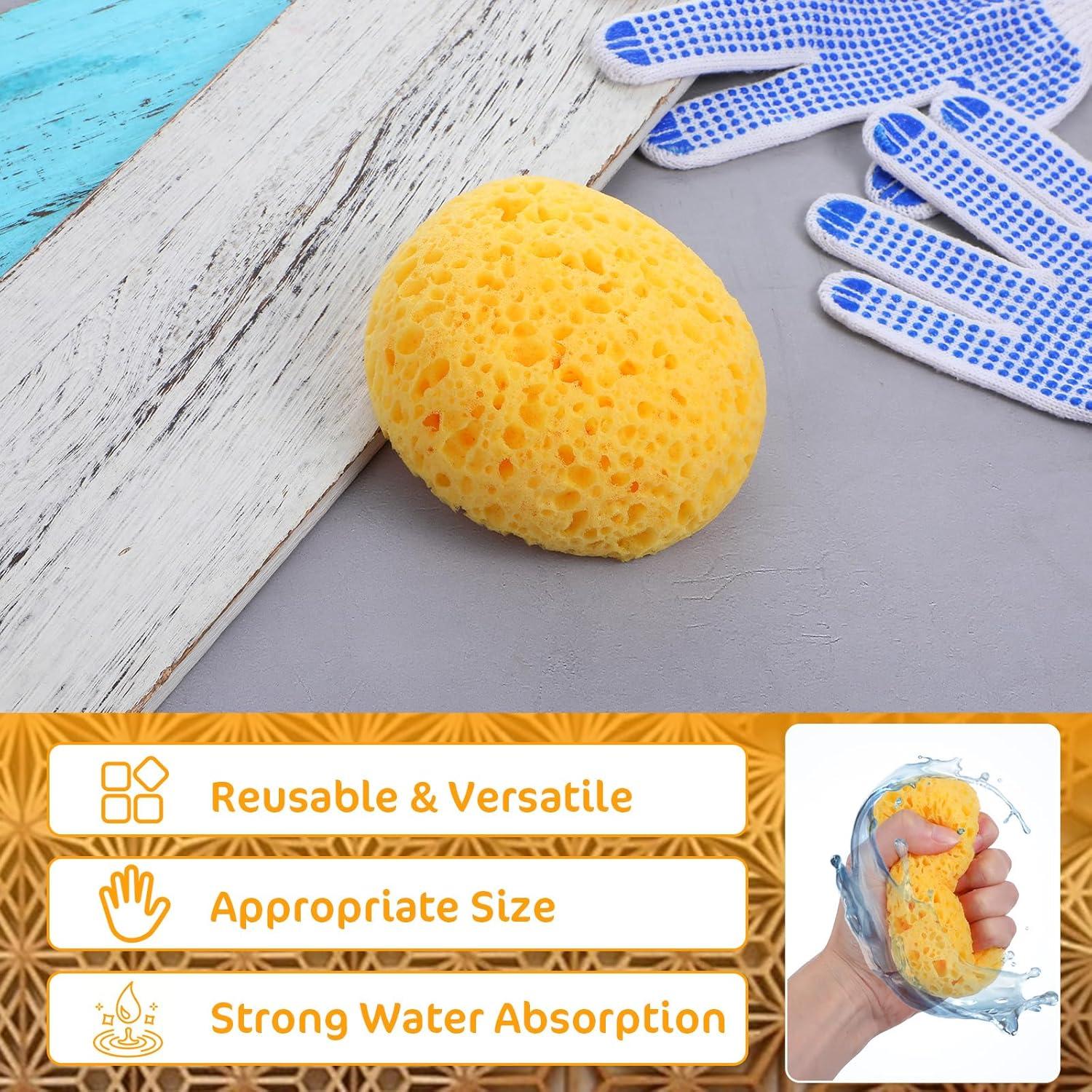 4 Esponjas de Textura Knockdown YBEATY para Paredes y Techo