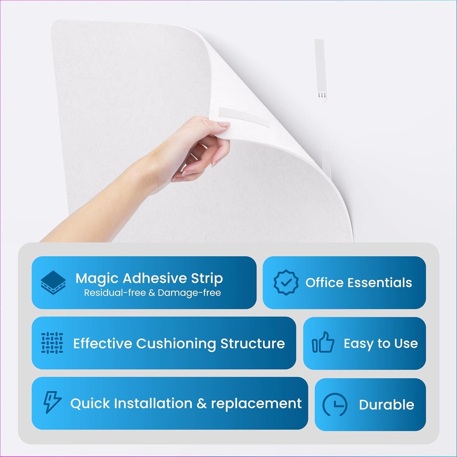 Protector de Pared de Tela Porosa LX Tech RM 70x50cm