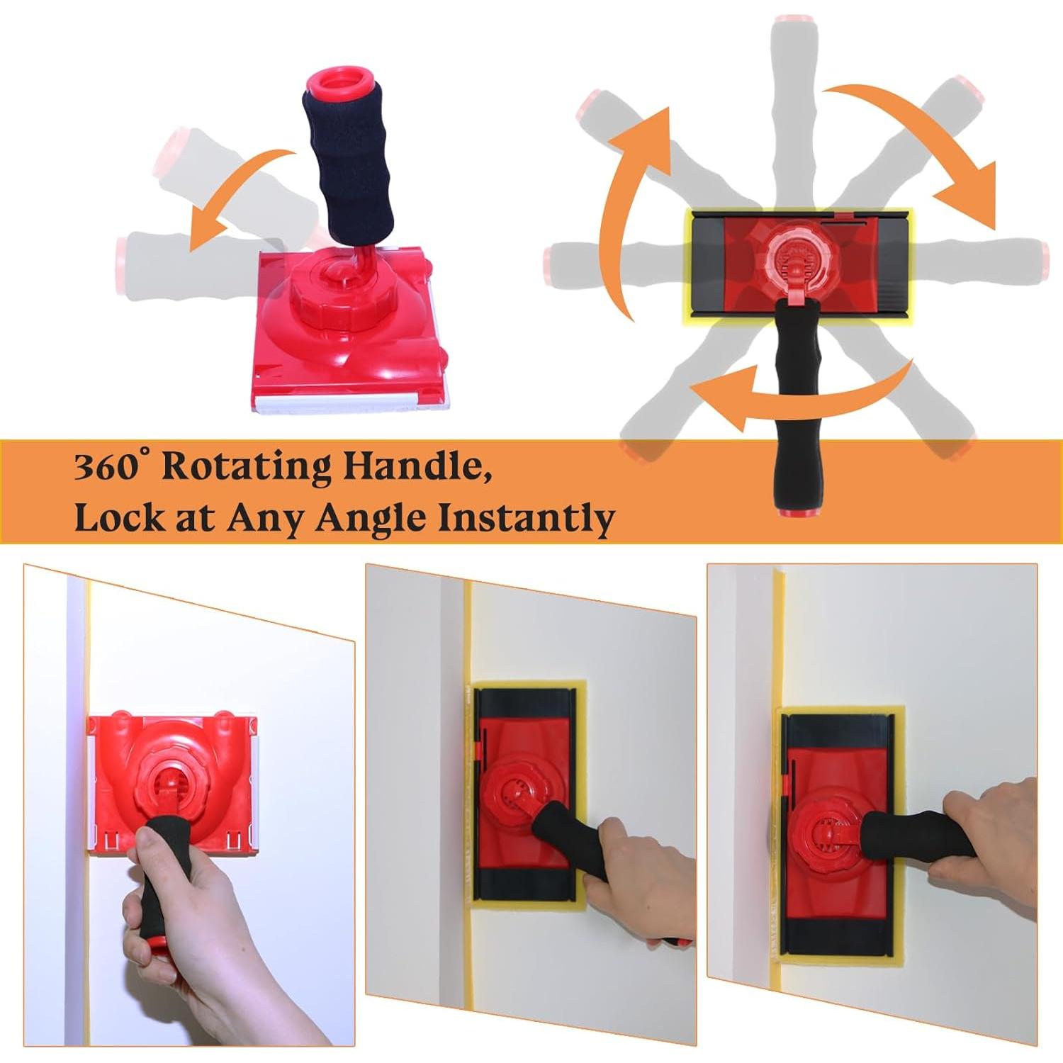 Kit de herramientas de pintura DIHOW 10 PCS con almohadillas de 7"