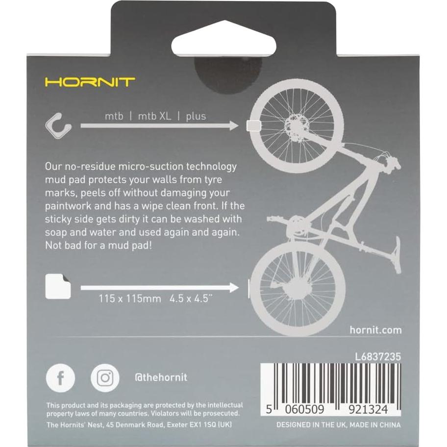 Pad de Barro Hornit CLUG Grande MTB - Protege Paredes