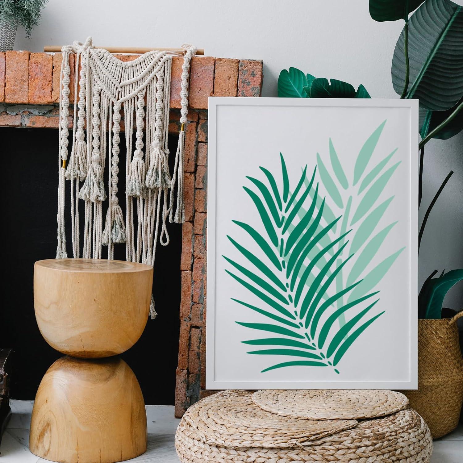 5 Plantillas Reutilizables de Hojas Leyhooney 30.48x40.64 cm