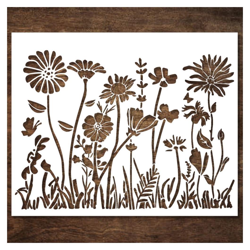 Plantilla Grande DLY Lifestyle Flores Silvestres 38.1x30.5 cm