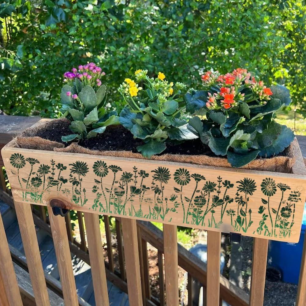 Plantilla Grande DLY Lifestyle Flores Silvestres 38.1x30.5 cm