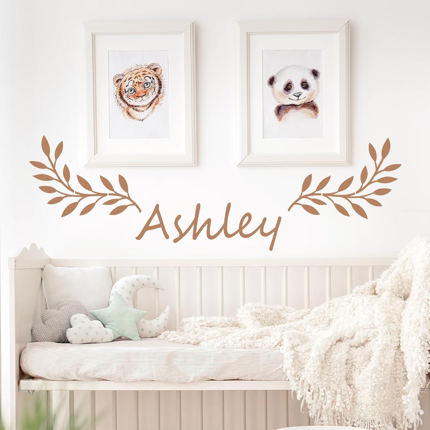 Plantilla de Pared Reutilizable SHYJSHYJ Hoja de Olivo 36x30 cm