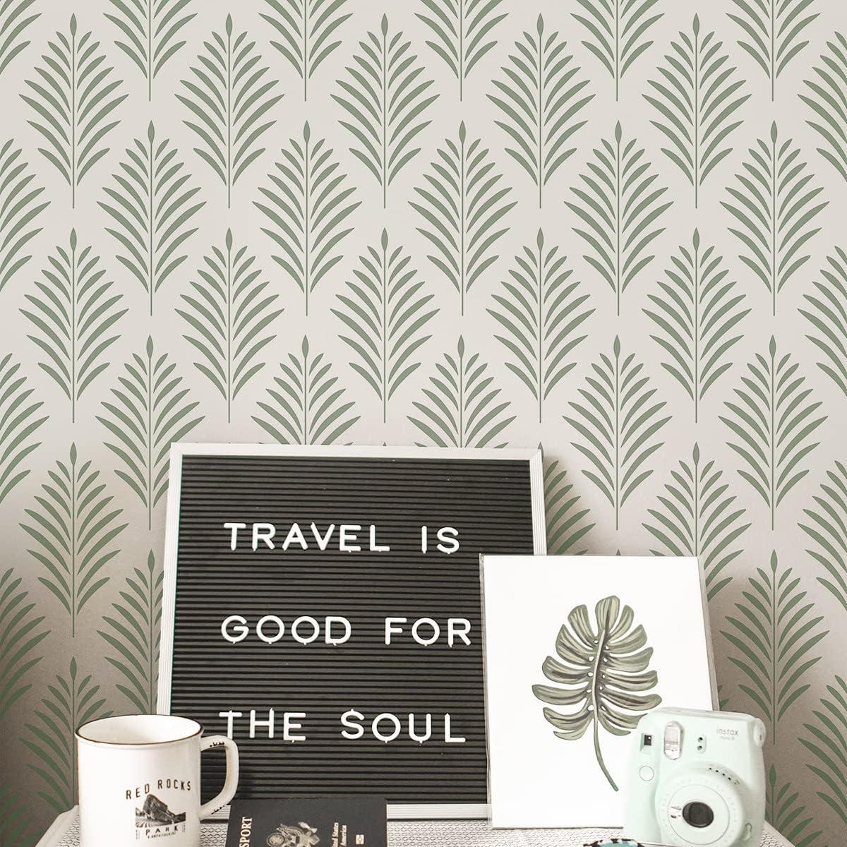 Plantilla de Esténcil de Pared CELAENO Fern 30.48x40.64 cm