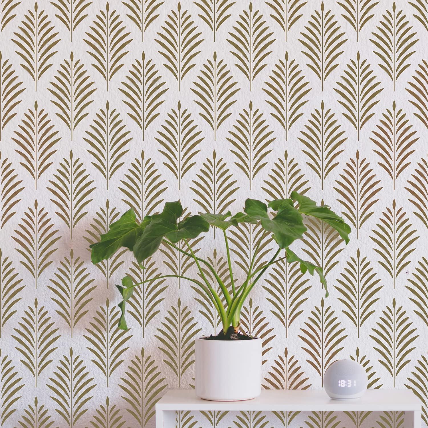 Plantilla de Esténcil de Pared CELAENO Fern 30.48x40.64 cm