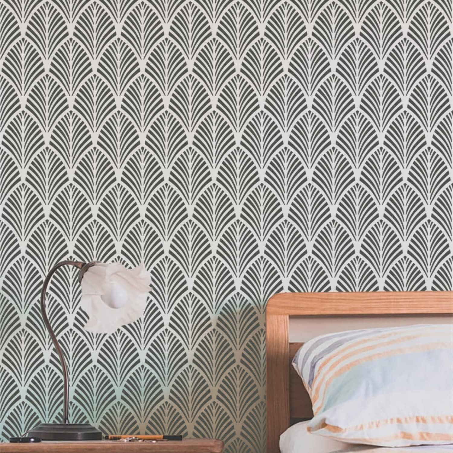 Plantilla de Pared Grande Hoja de Palma GSS Designs 40x60cm