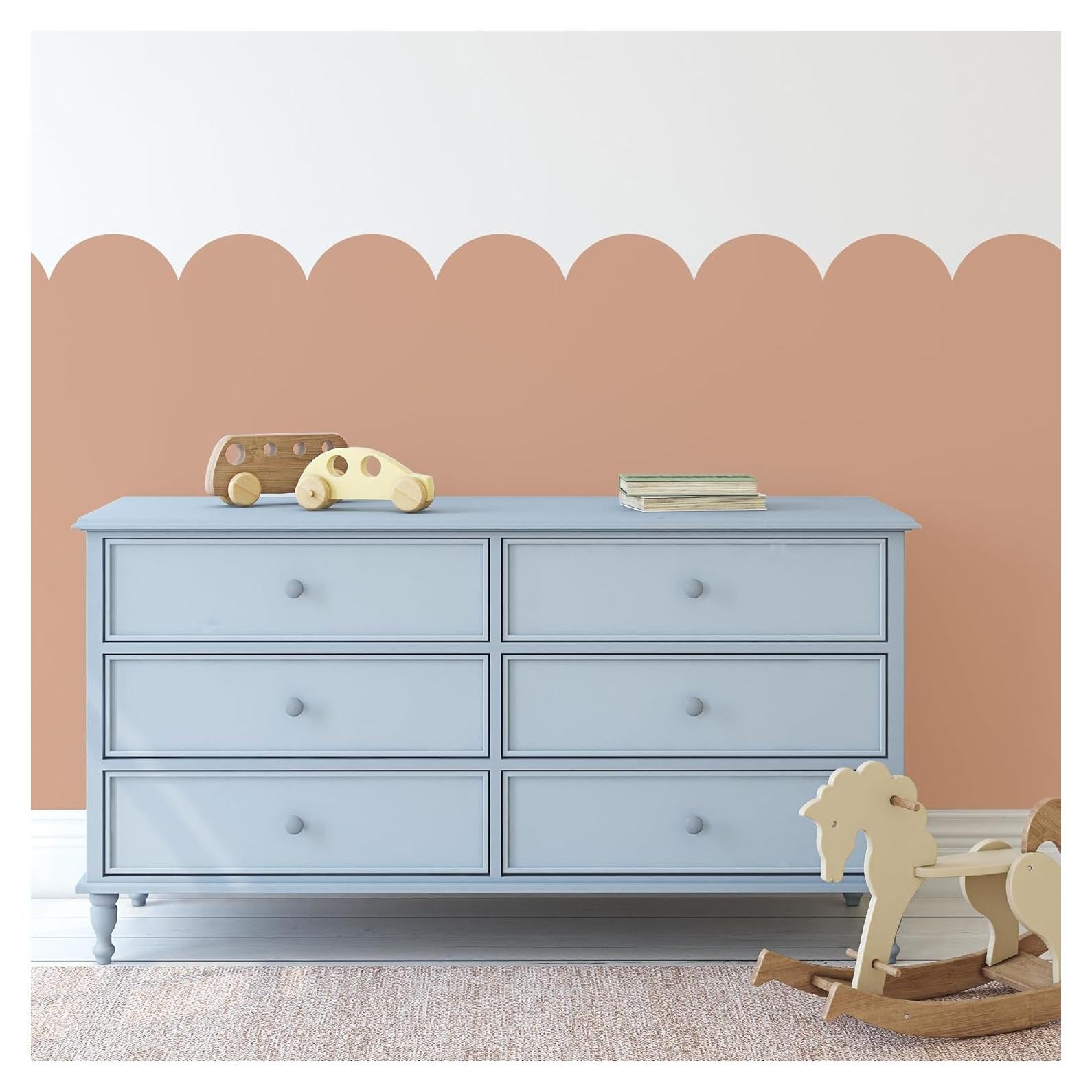 Kit de Esténciles de Frontera SHYJSHYJ - Concha y Nube 70.1x11.4 cm