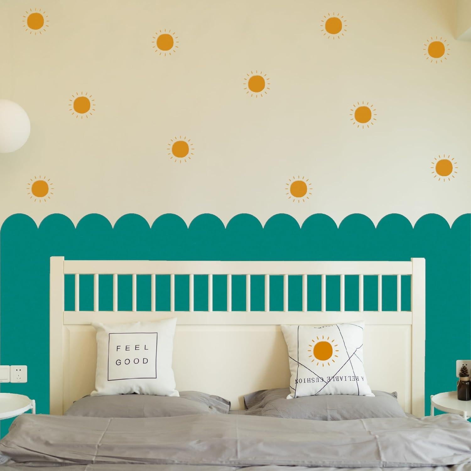 Kit de Esténciles de Frontera SHYJSHYJ - Concha y Nube 70.1x11.4 cm