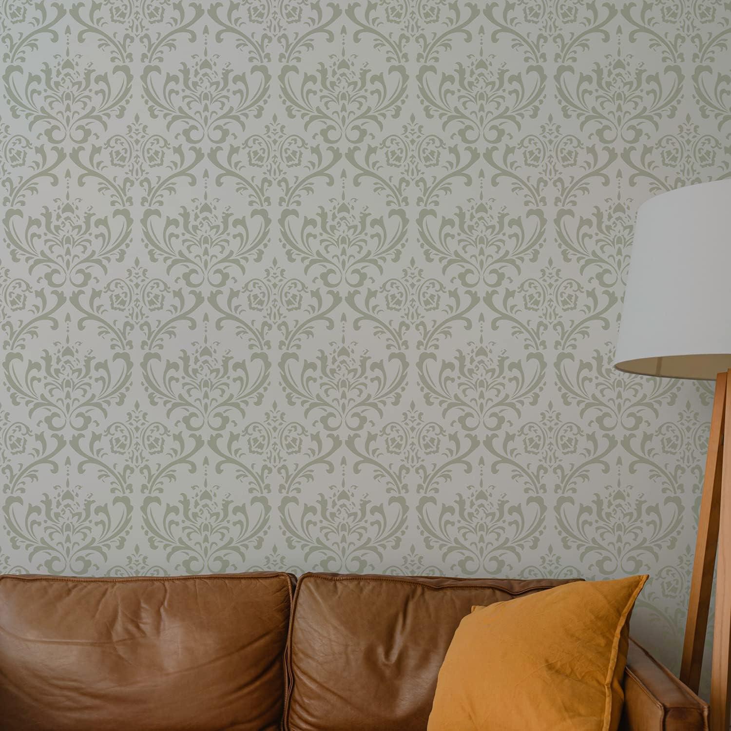 Plantilla de Pared Damask GSS Designs 40.64x60.96cm DIY