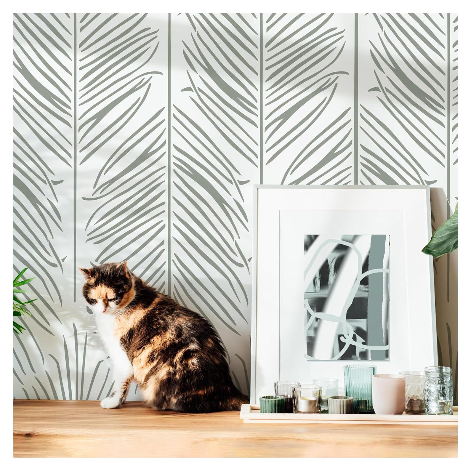 Plantillas de Pared STENCILIT® Palma - 2 Paquete 79x33 cm