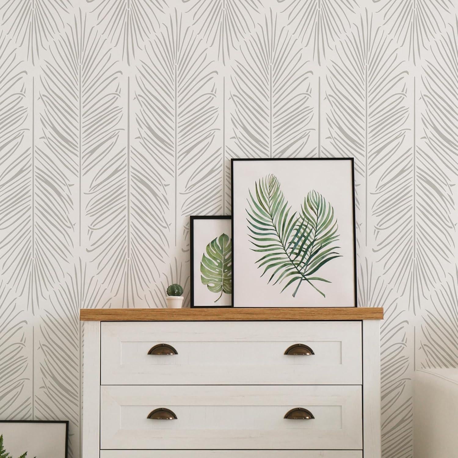 Plantillas de Pared STENCILIT® Palma - 2 Paquete 79x33 cm