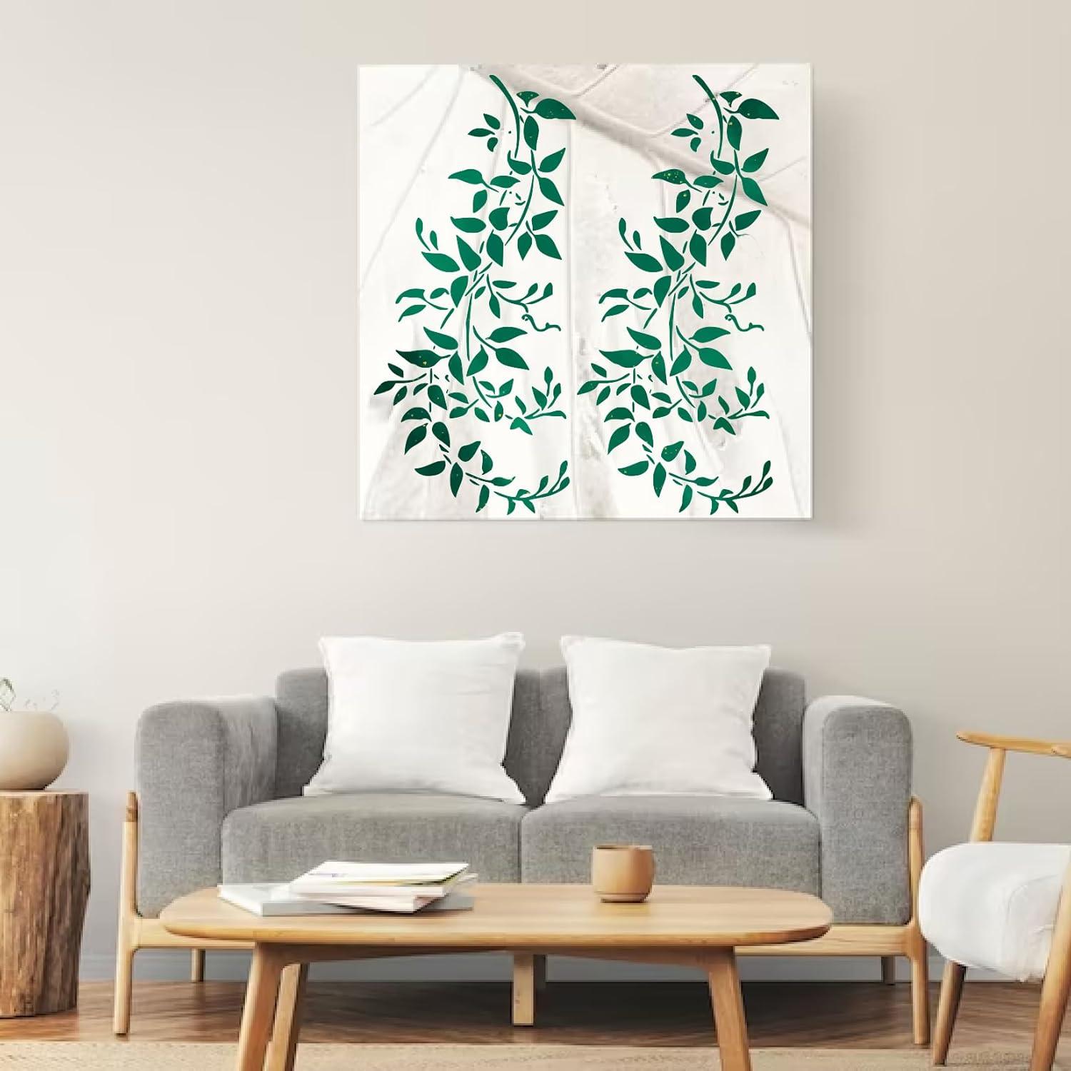 Plantillas de Enredadera Grandes yhslmh - 6 Piezas Reutilizables