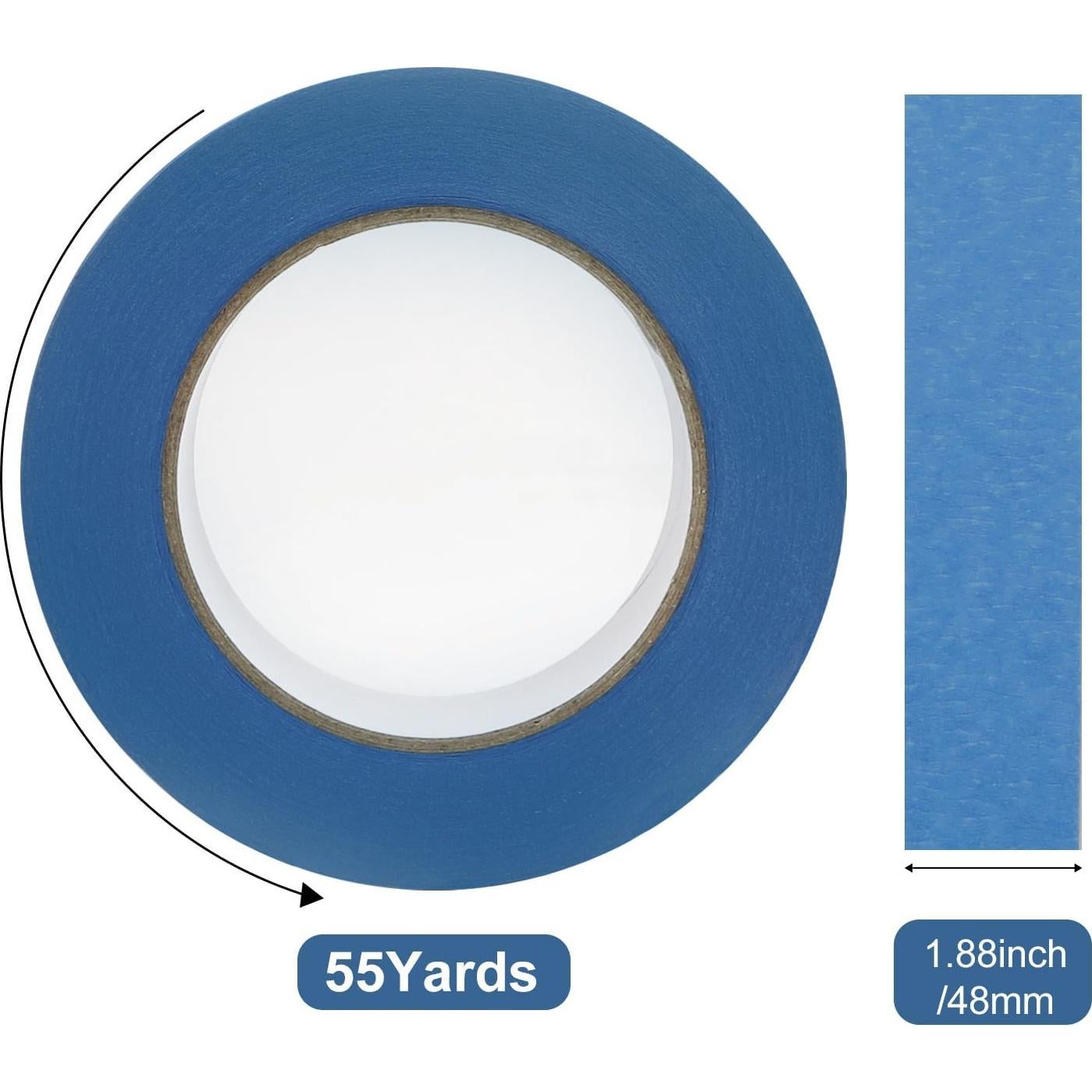 Cinta de Pintura WINNOW Azul 4.78 cm x 50.29 m - 3 Rollos