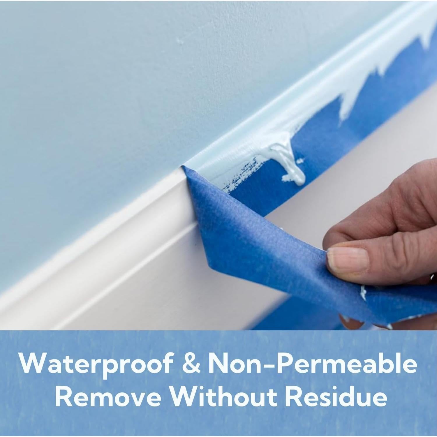 Cinta de Pintura WINNOW Azul 4.78 cm x 50.29 m - 3 Rollos