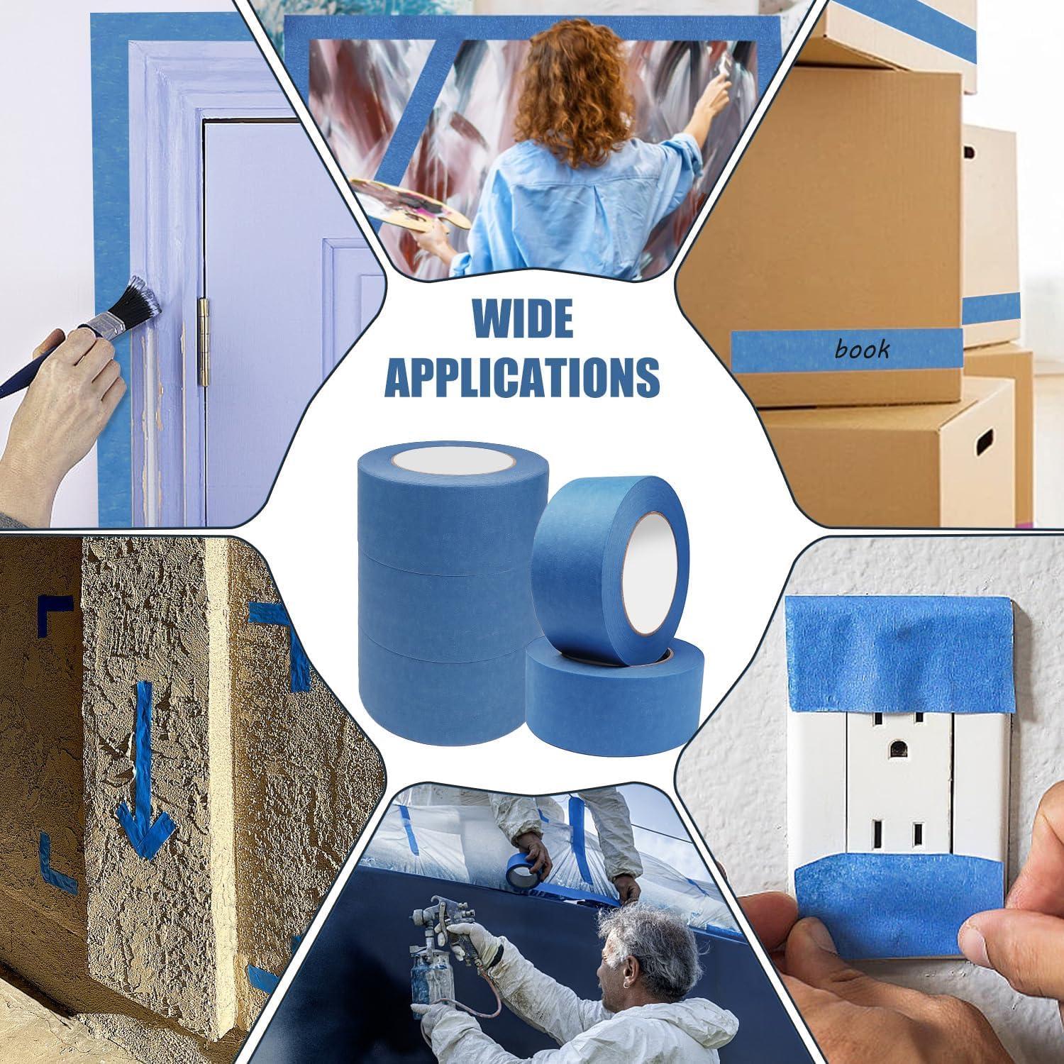 Cinta de Pintura WINNOW Azul 4.78 cm x 50.29 m - 3 Rollos