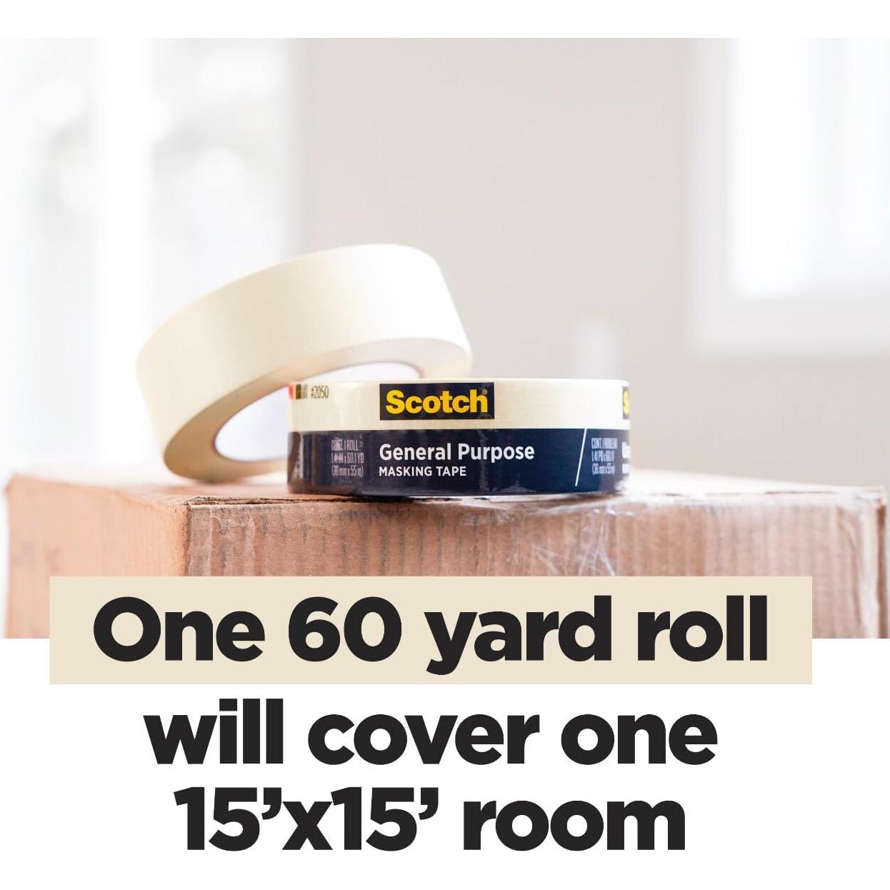 Cinta de Enmascarar Scotch 4.78 cm x 54.86 m Beige Ecológica