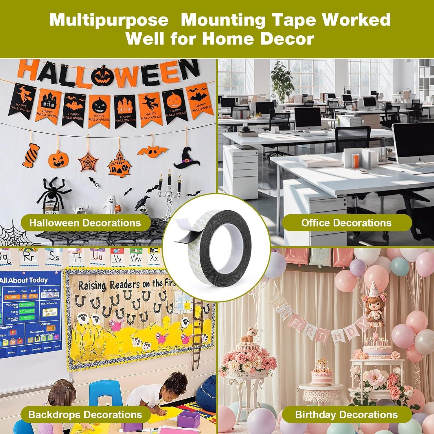 Cinta Doble Cara Gluest 10 mm x 5 m Alta Resistencia Removible