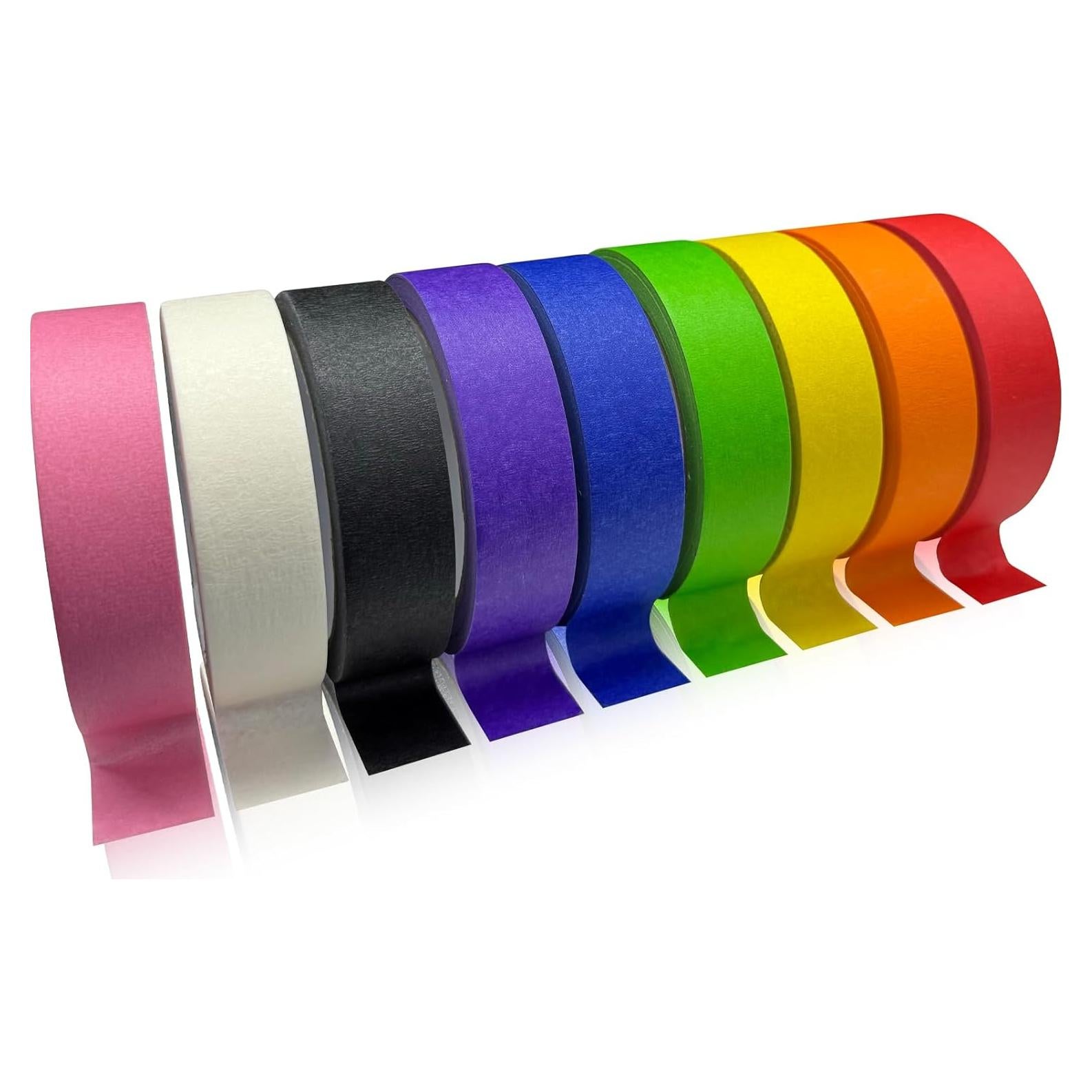 Cinta de Pintores Multicolor Smaring 9 Rollos 2.39cm x 20.12m