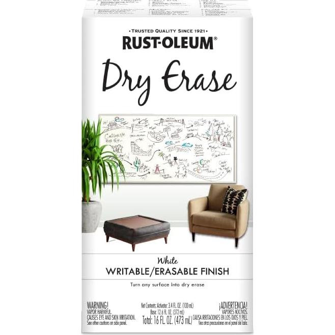 Pintura Borrable Rust-Oleum Specialty 473 ml Blanca
