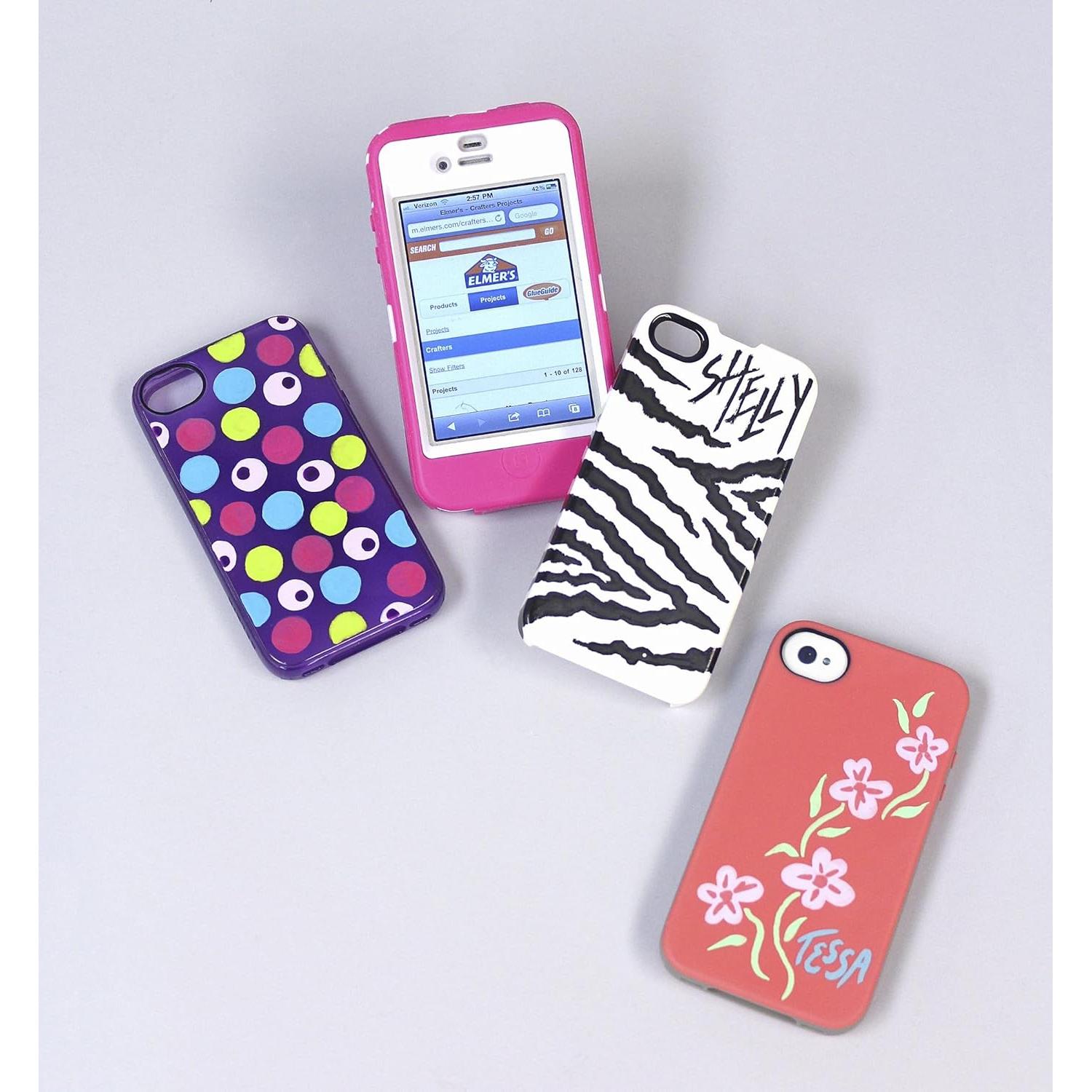 Marcador de Pintura Acrílica Elmer's Blanco Punta Cincel 1 Unidad