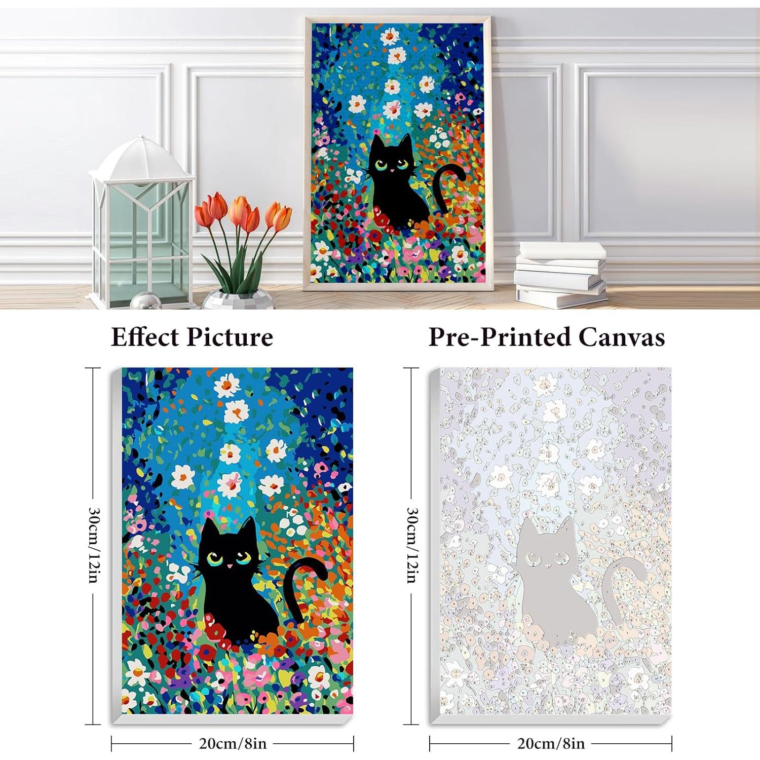 Kit de Pintura por Números Fountor 20x30 cm con Marco