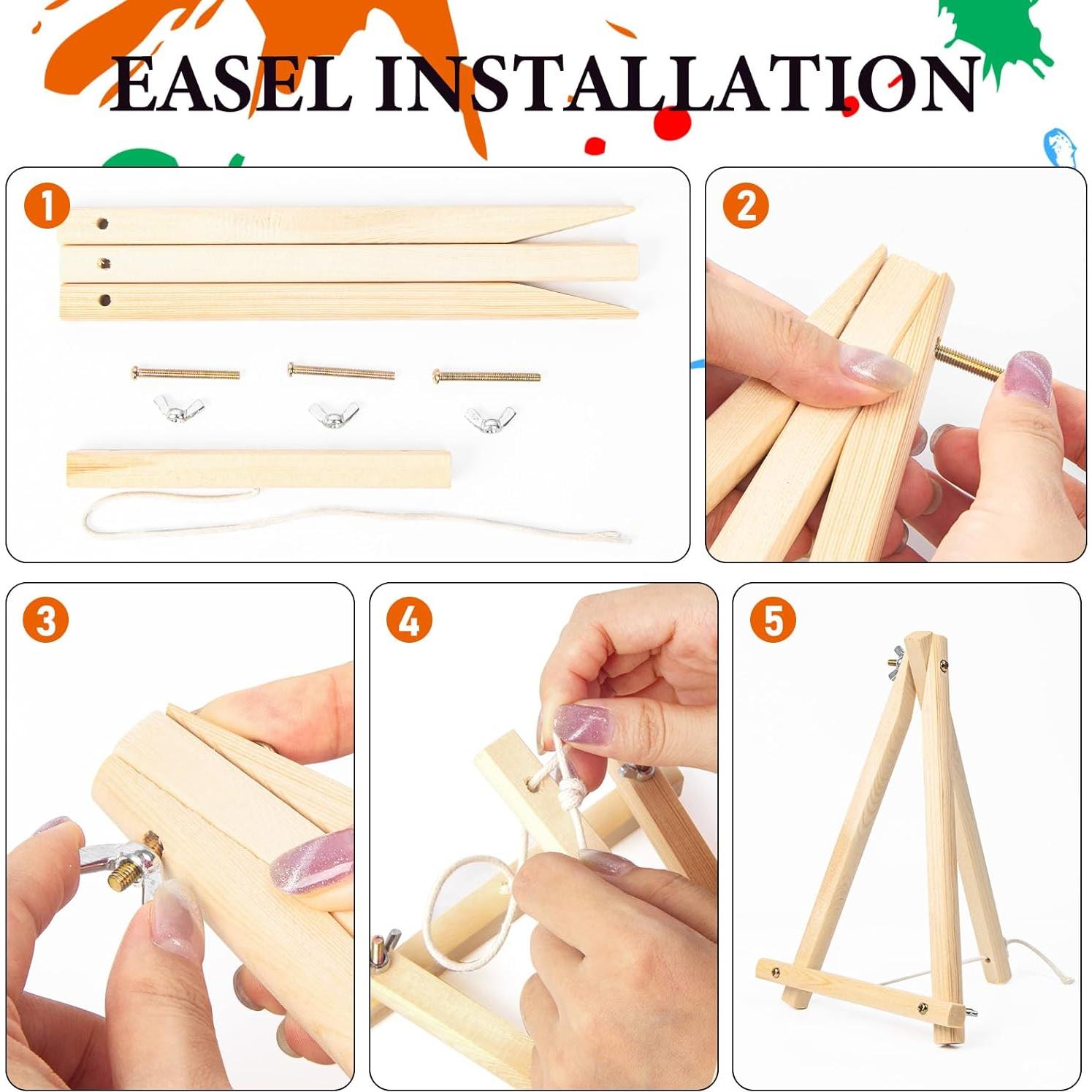 Kit de Pintura por Números Fountor 4 Paquetes Adultos 20x30 cm