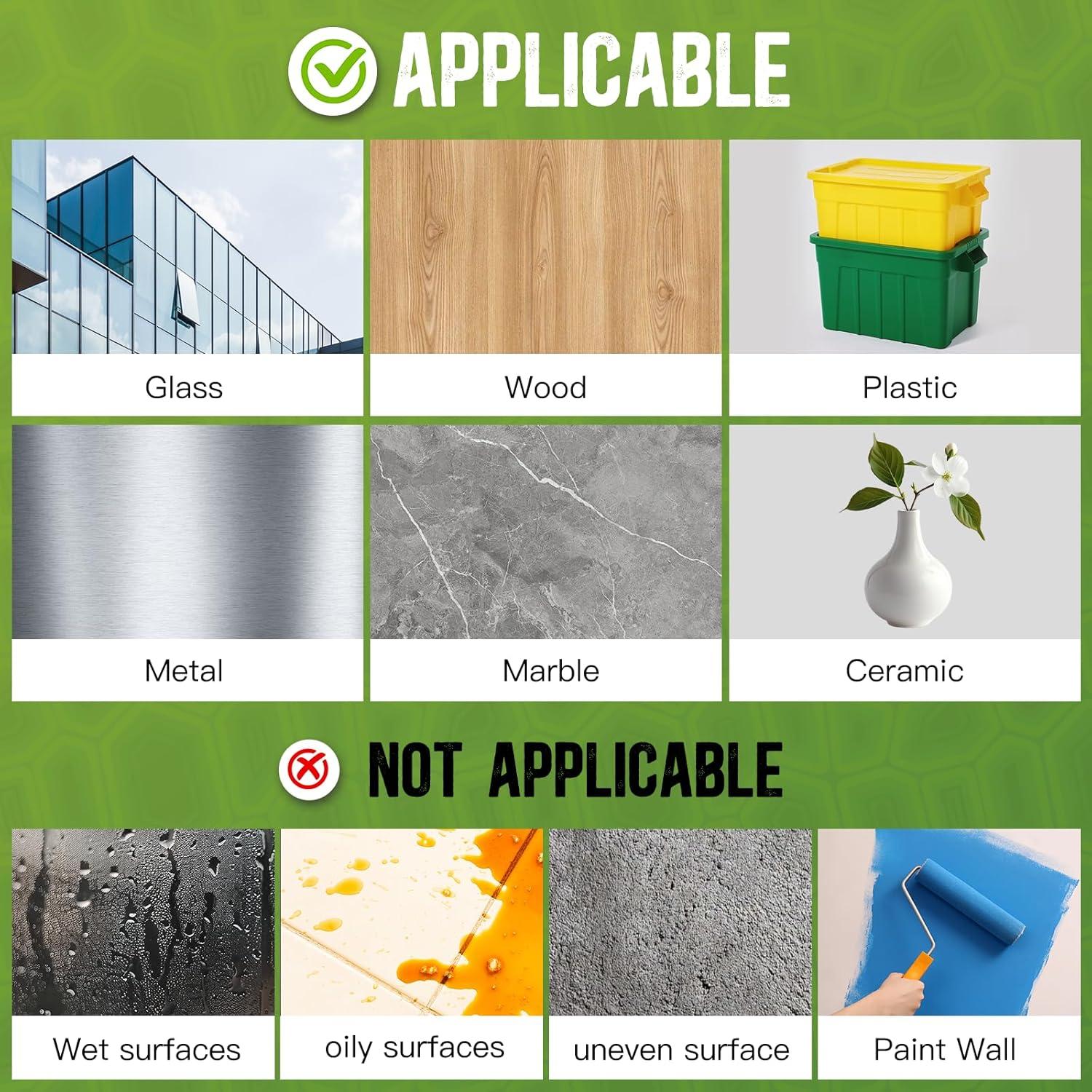 Puntos Adhesivos Doble Cara PAGFAER 100PCS 10mm Transparentes