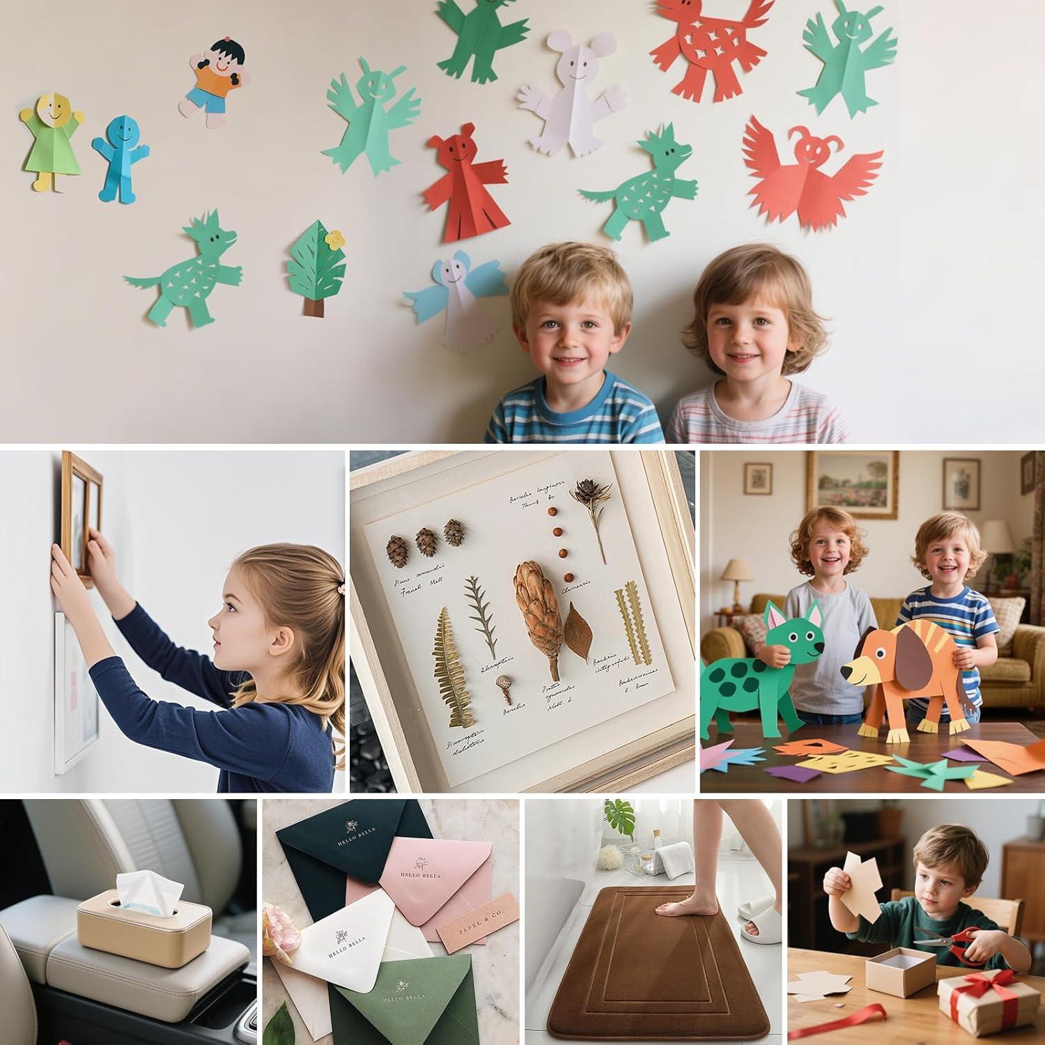 Puntos Adhesivos Doble Cara PAGFAER 100PCS 10mm Transparentes