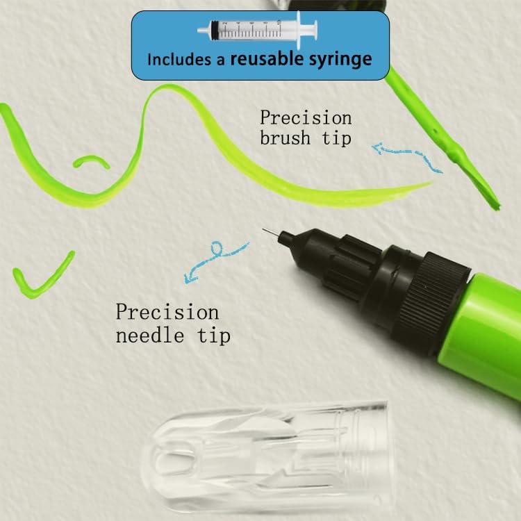 Bolígrafos de Pintura Reutilizables Genérico 20ml Paquete de 3