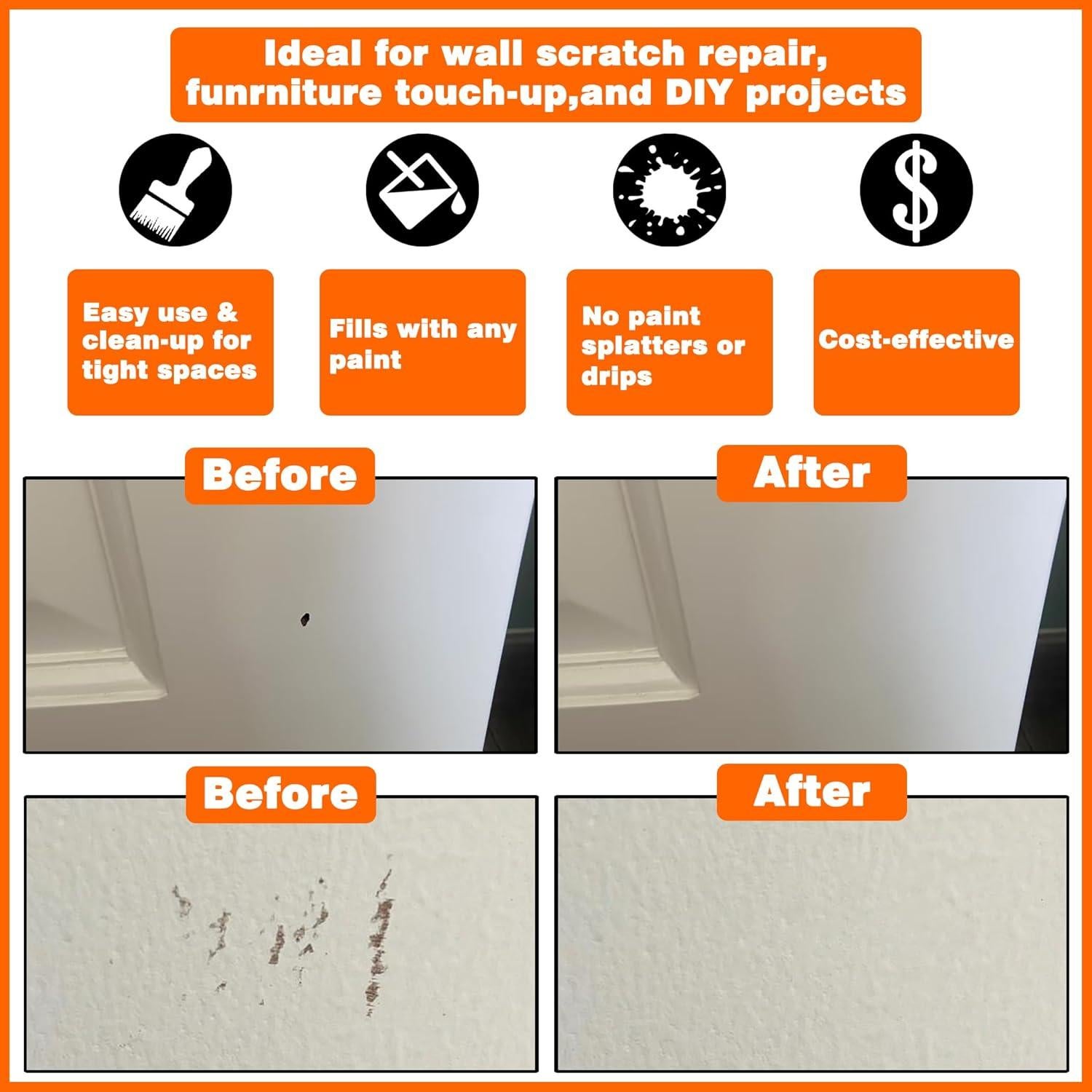 Bolígrafos de Pintura Reutilizables Genérico 20ml Paquete de 3