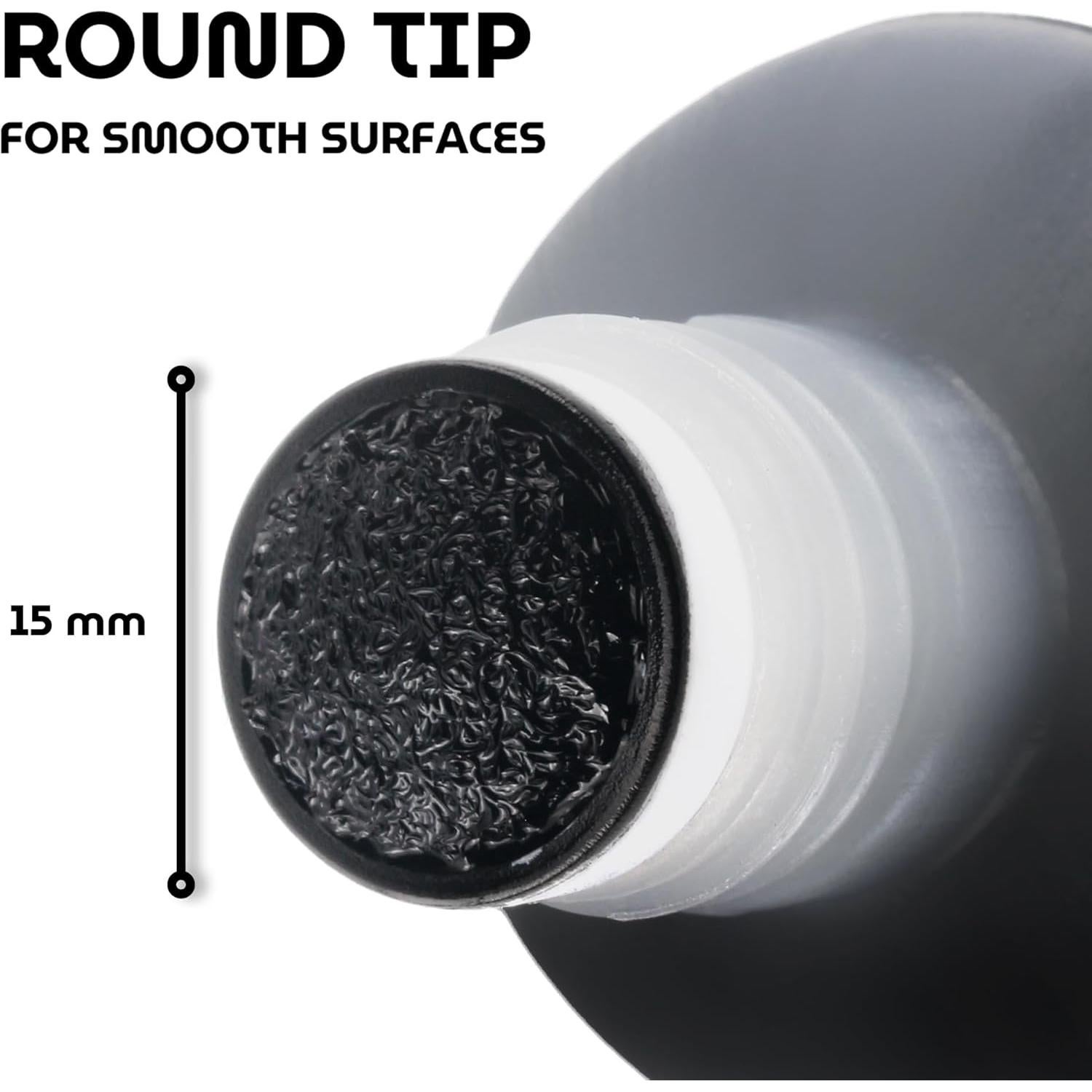 Marcador de pintura BIGTHUMB 15mm negro a base de agua