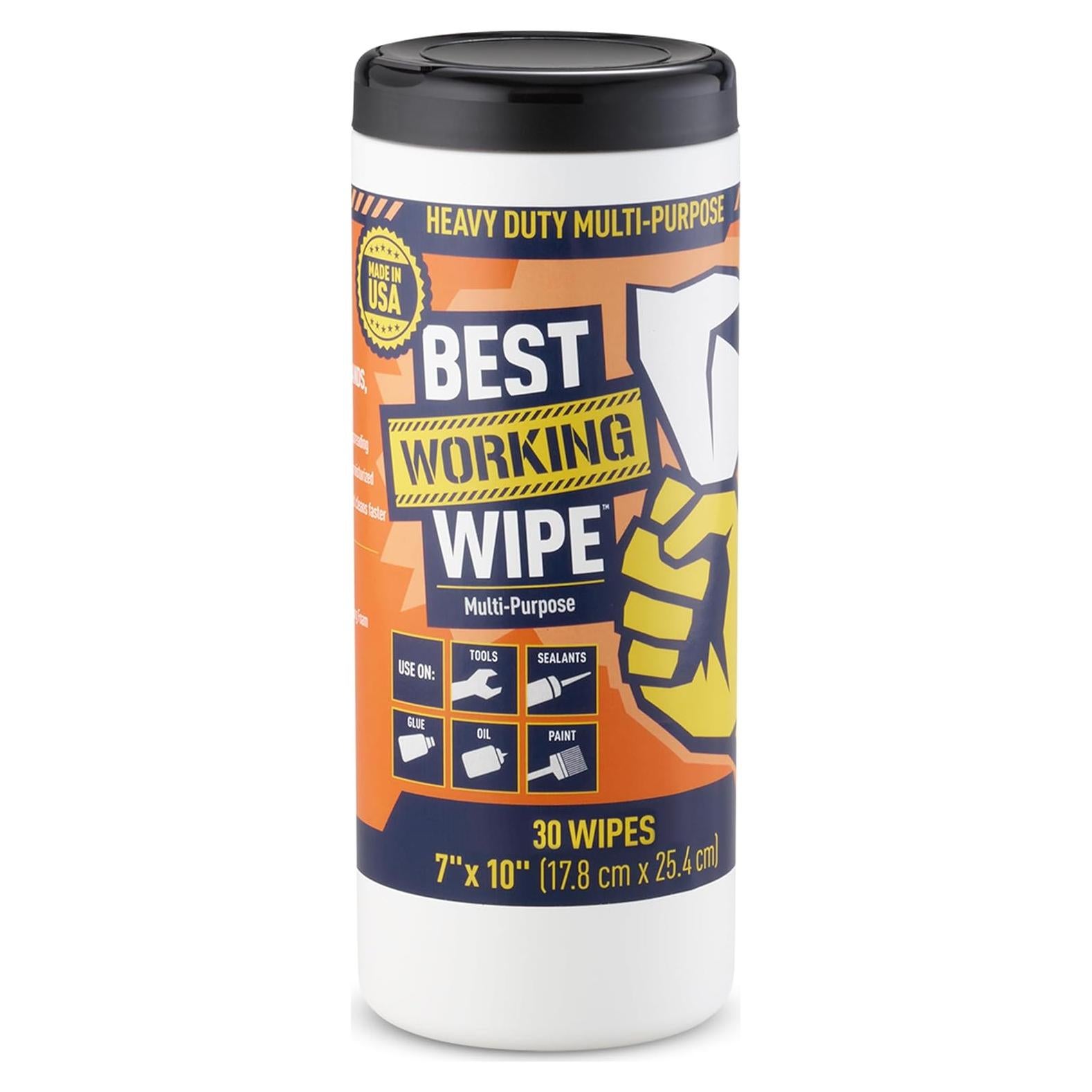 Toallitas Multiusos de Uso Pesado Orbizorb 30 Unidades 17.78x25.4cm